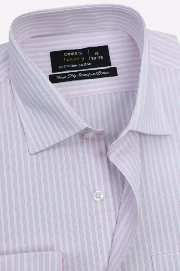 Pink Pinstripes Formal Shirt - Image 2
