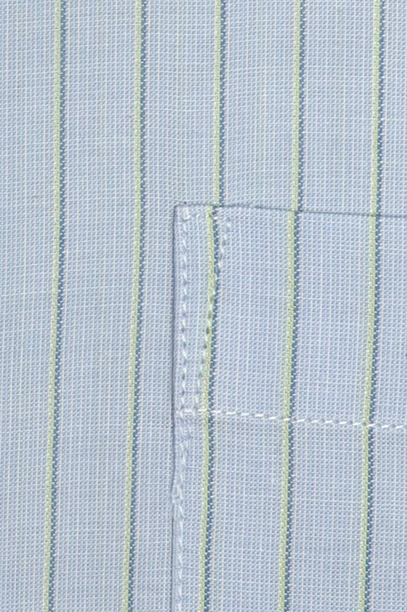 Sky Blue Hairline Stripes Formal Shirt - Image 4