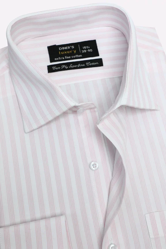 Pink Pinstripes Formal Shirt - Image 2