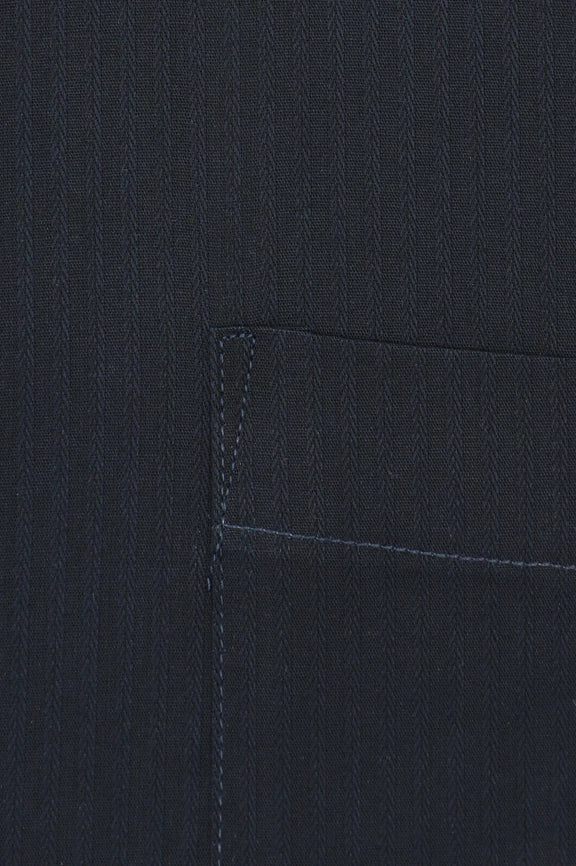 Navy Blue Dobby Formal Shirt - Image 4