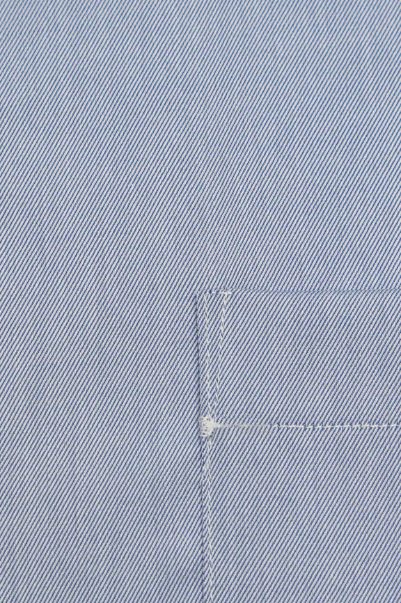 Blue Self Textured Formal Shirt - Image 4