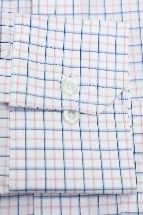 Multicolor Tattersall Check Formal Shirt - Image 3