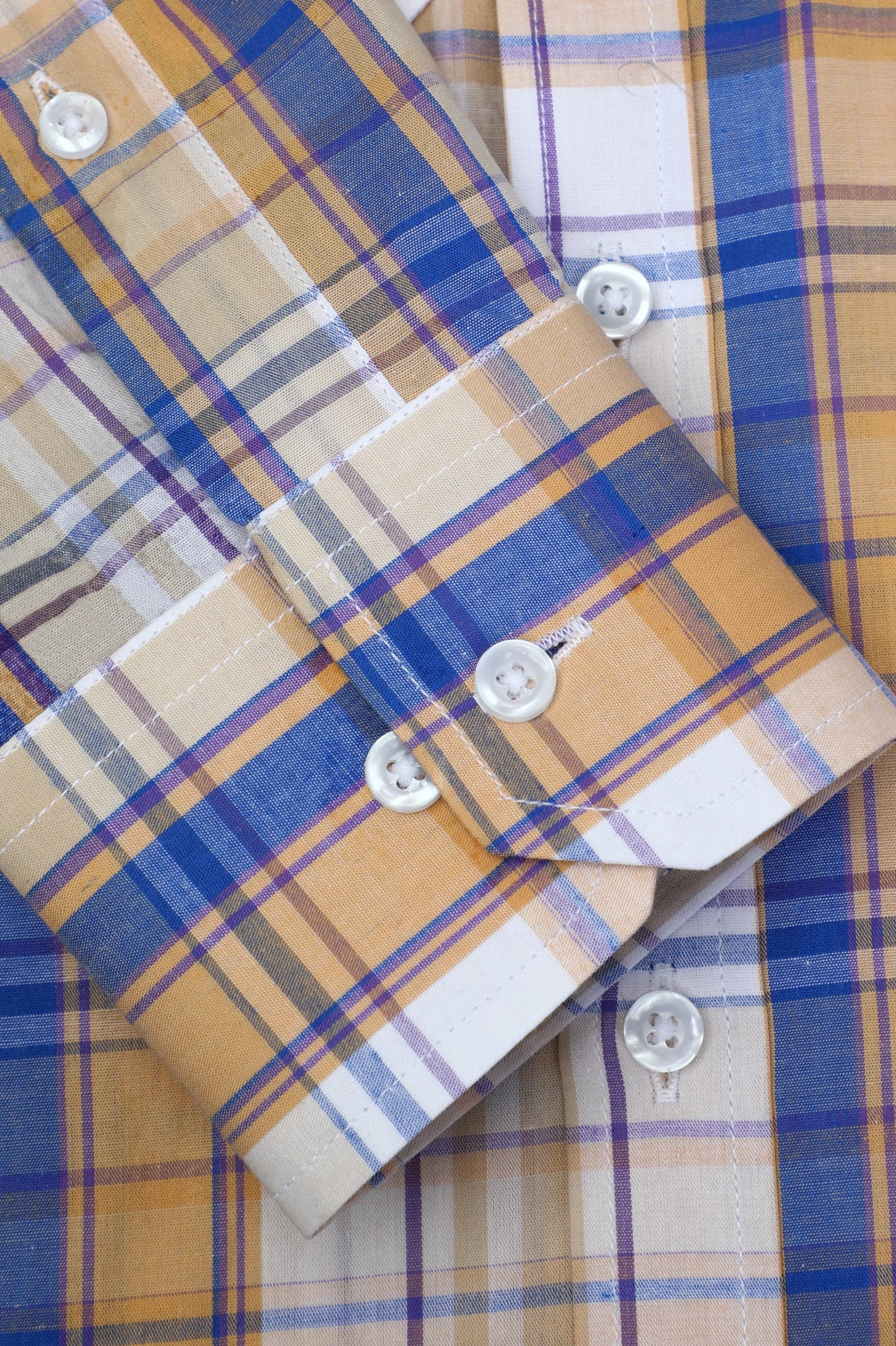 Multicolor Glen Plaid Check Casual Shirt - Image 3