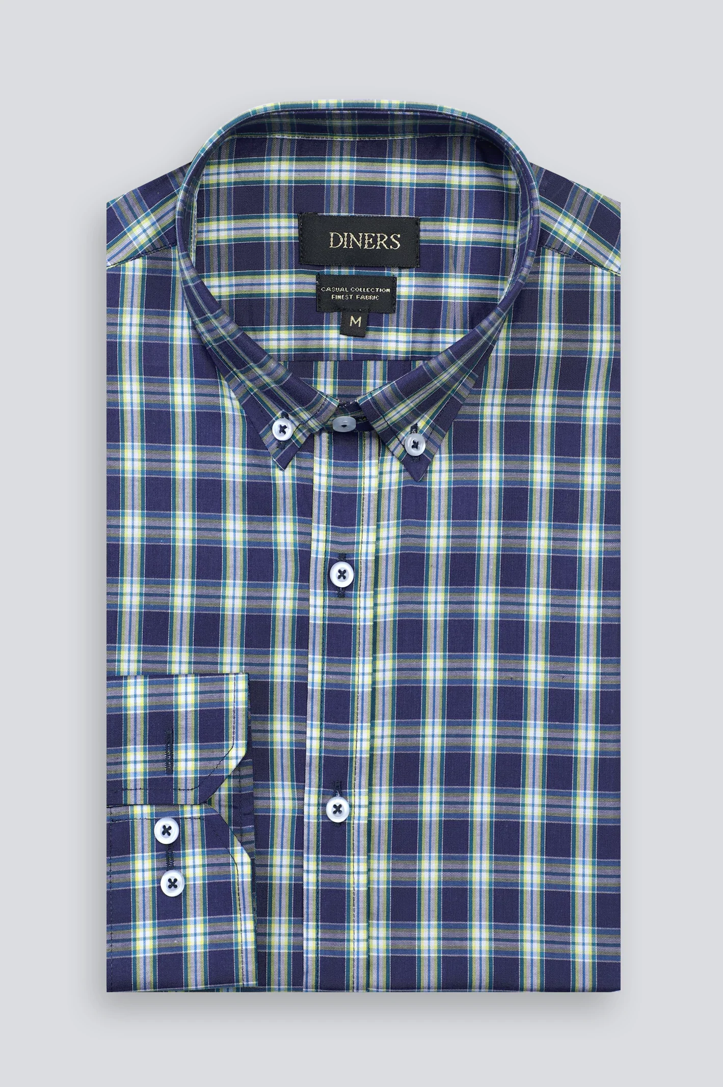 Multicolor Glen Plaid Check Casual Shirt - Image 4
