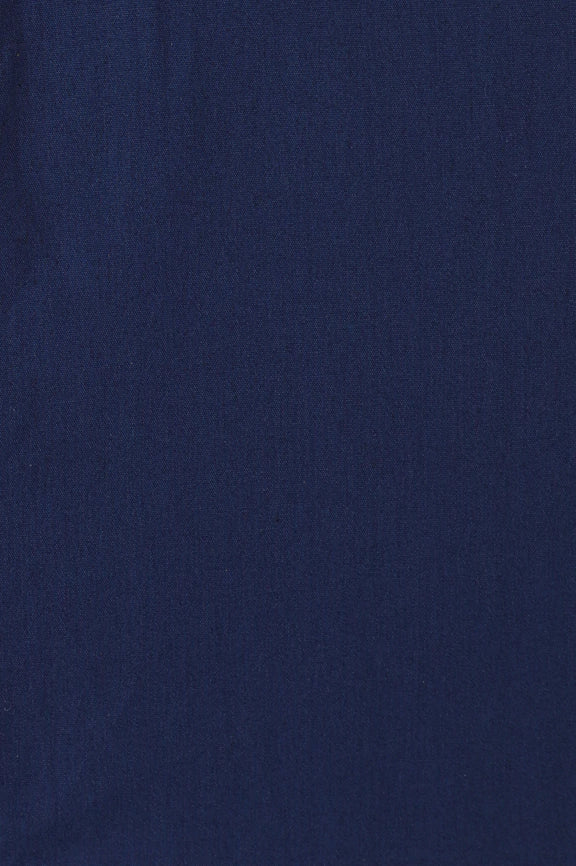 Navy Blue Plain Casual Shirt - Image 4