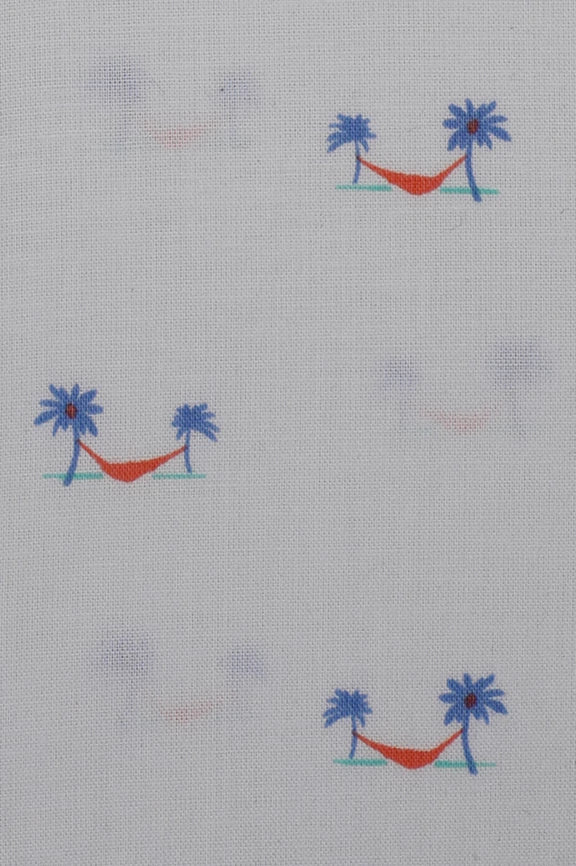 White Printed Casual Shirt - Image 4