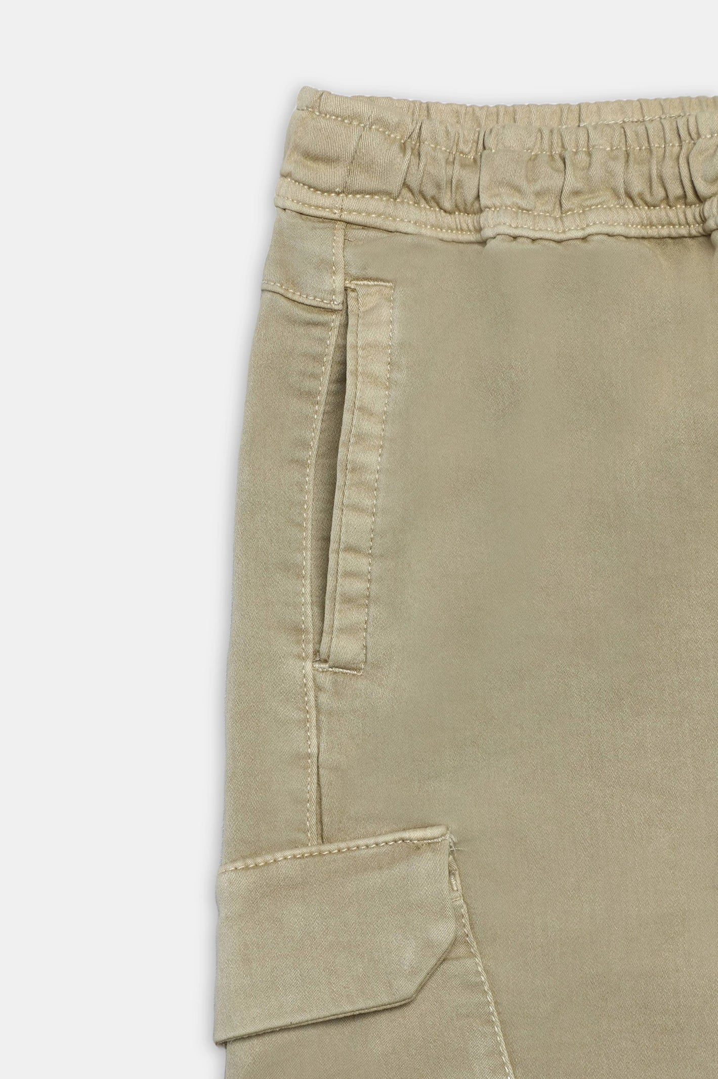 Beige Smart Fit Cargo Pants - Image 8