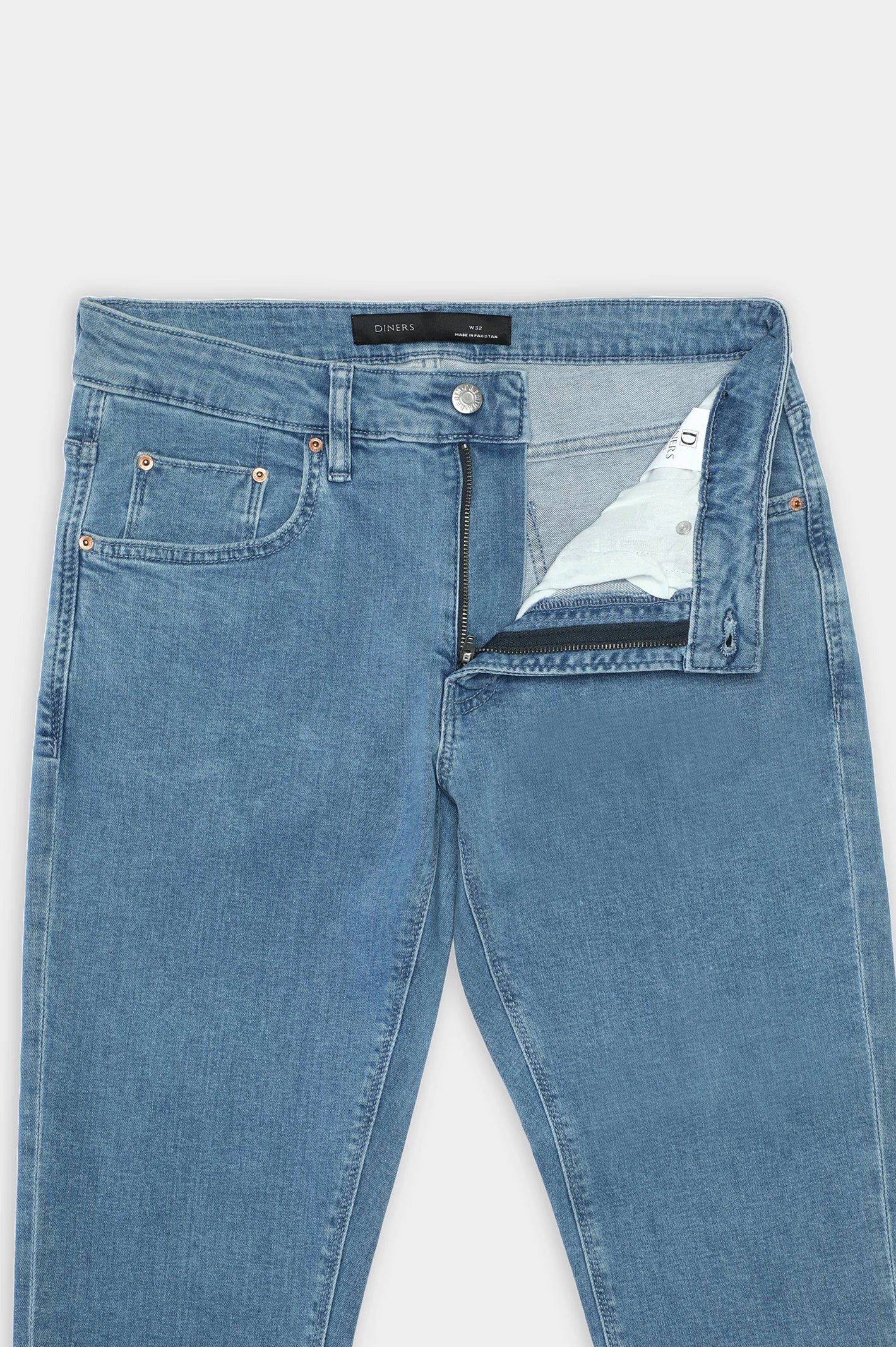 Light Blue Slim Fit Jeans - Image 5