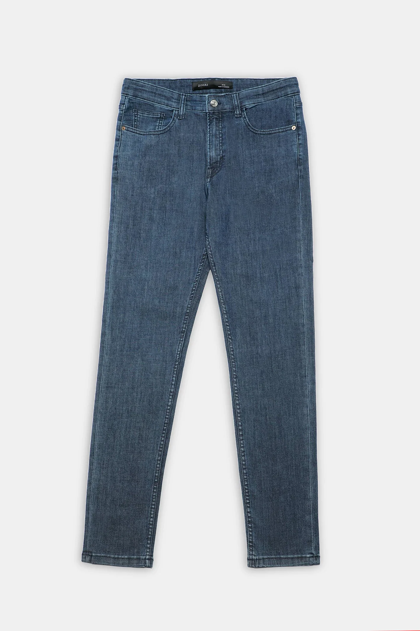 Dark Blue Slim Fit Jeans - Image 4