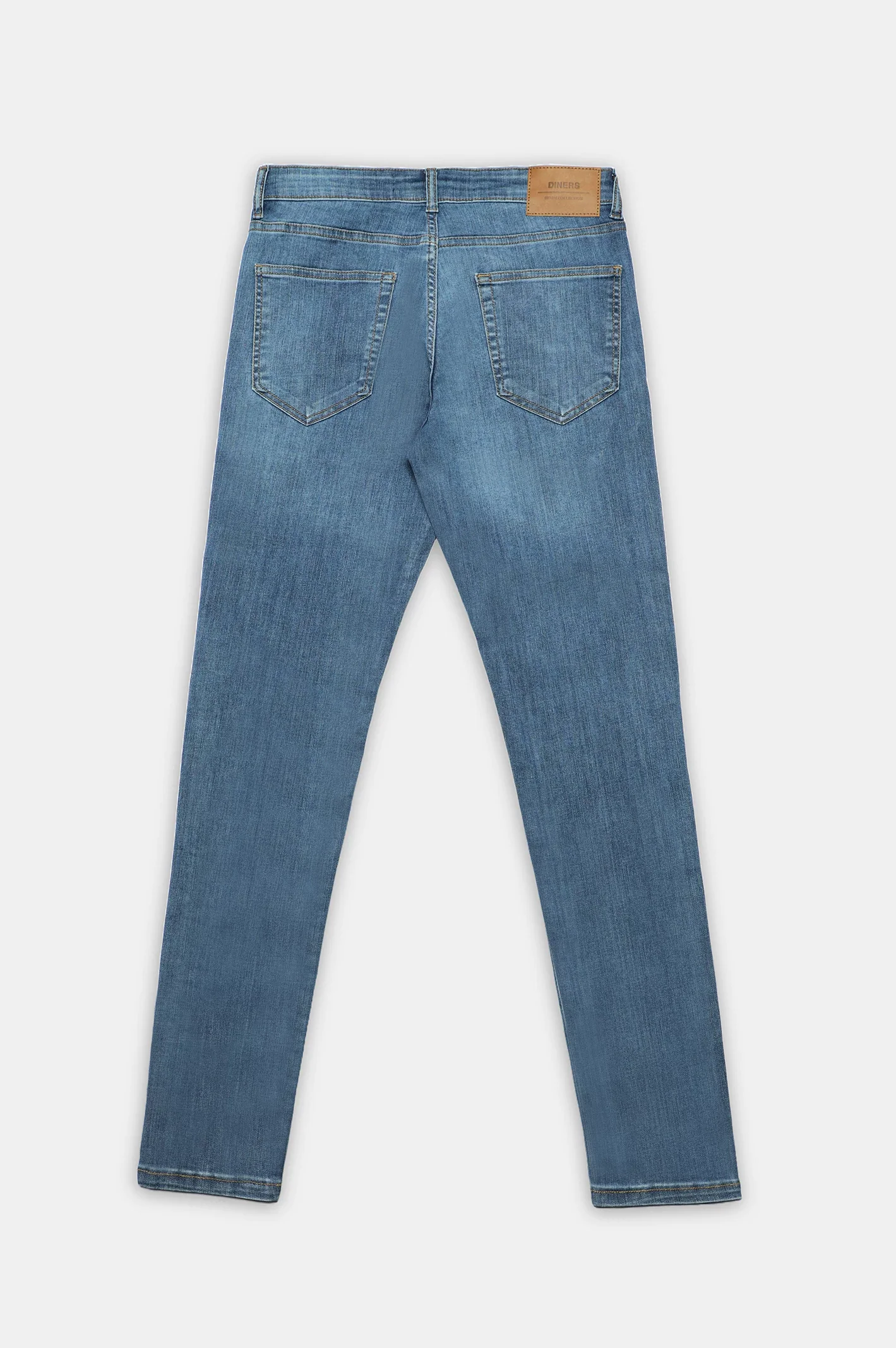 Medium Blue Slim Fit Jeans - Image 8