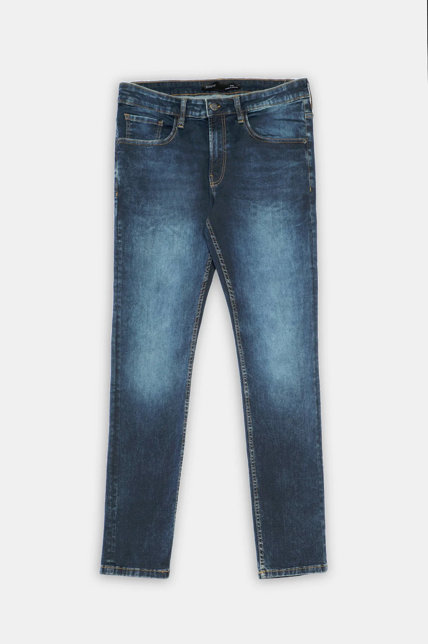 Dark Blue Slim Fit Jeans - Image 4