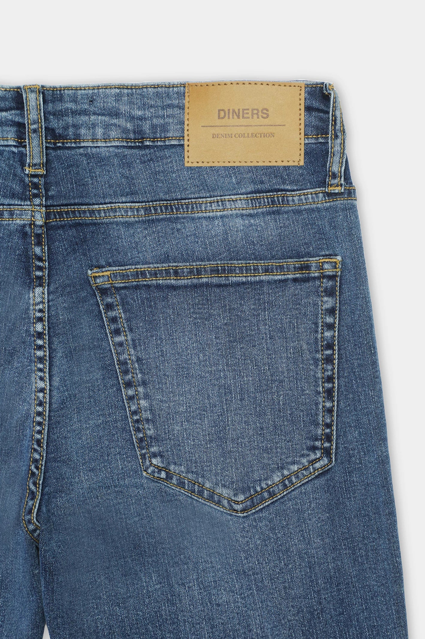 Medium Blue Slim Fit Jeans - Image 7