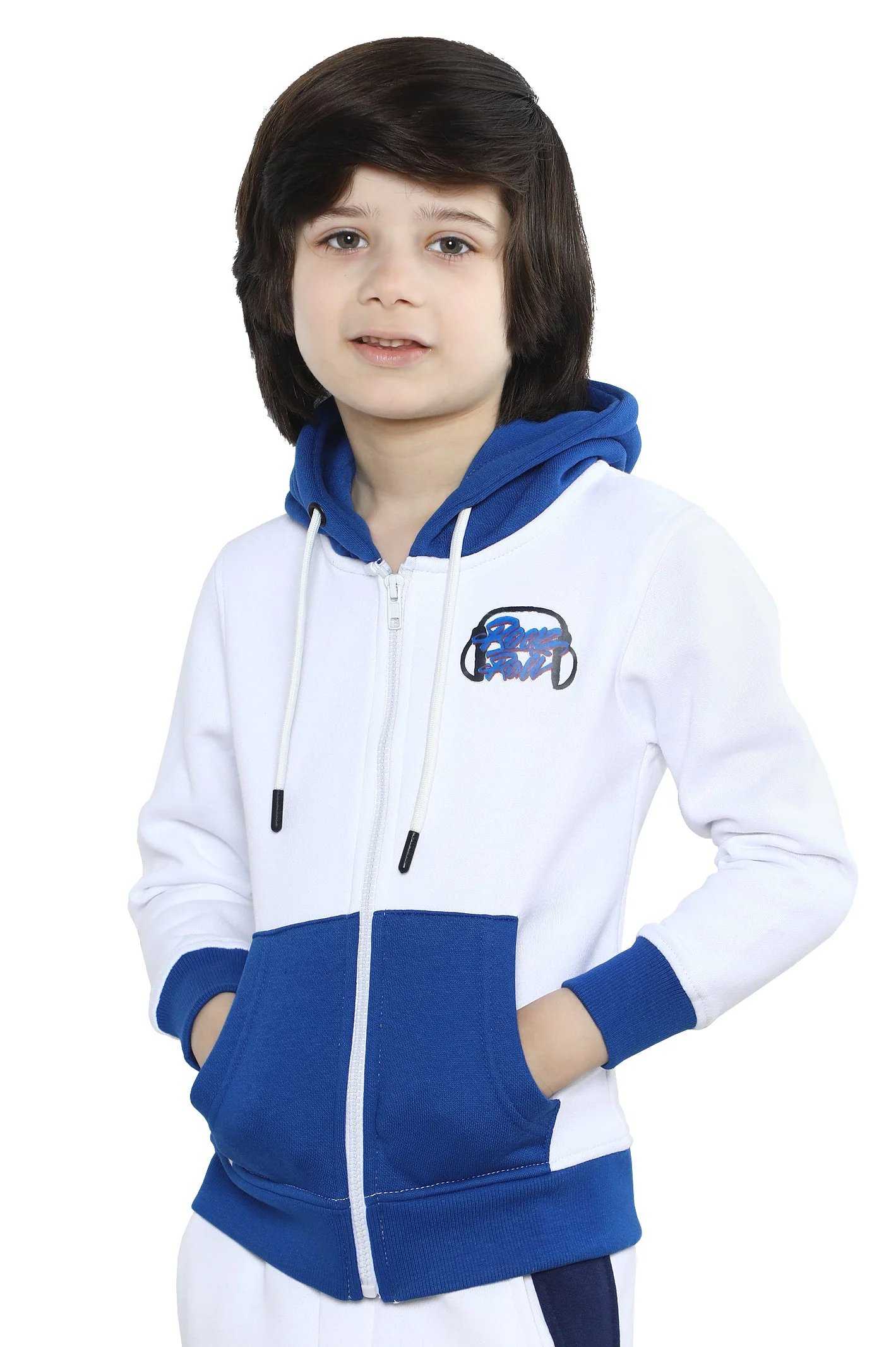 Boys Hoodies SKU: KBI-0045-WHITE - Image 2