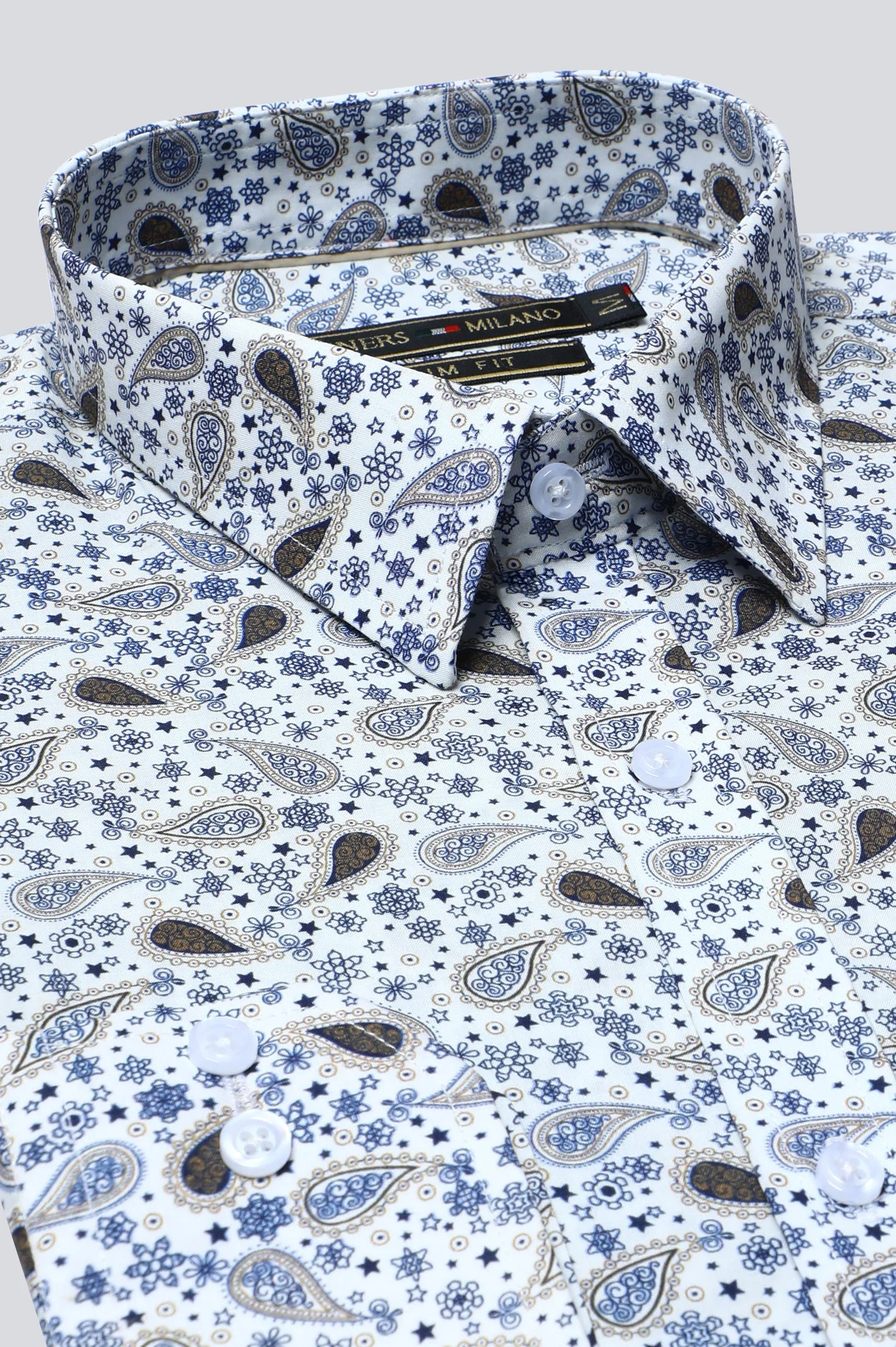 Multicolor Printed Casual Milano Shirt - Image 3