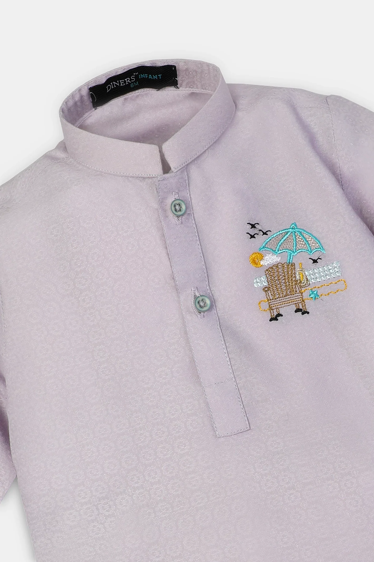 Light Purple Infant Kurta Shalwar - Image 2