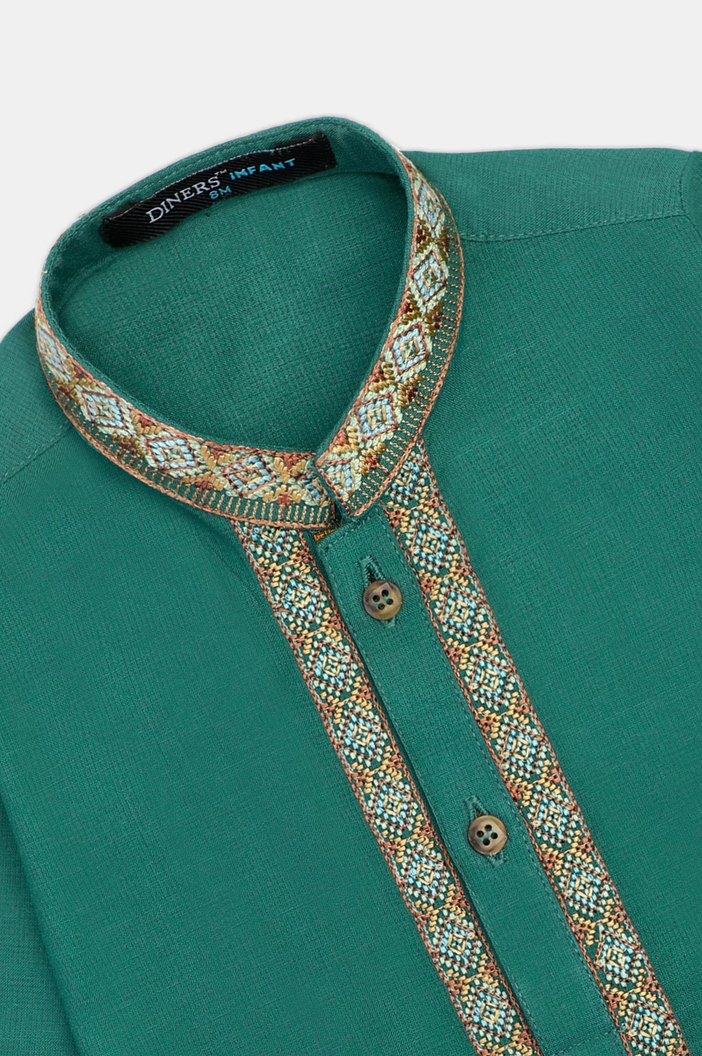 Green Infant Kurta Shalwar - Image 2