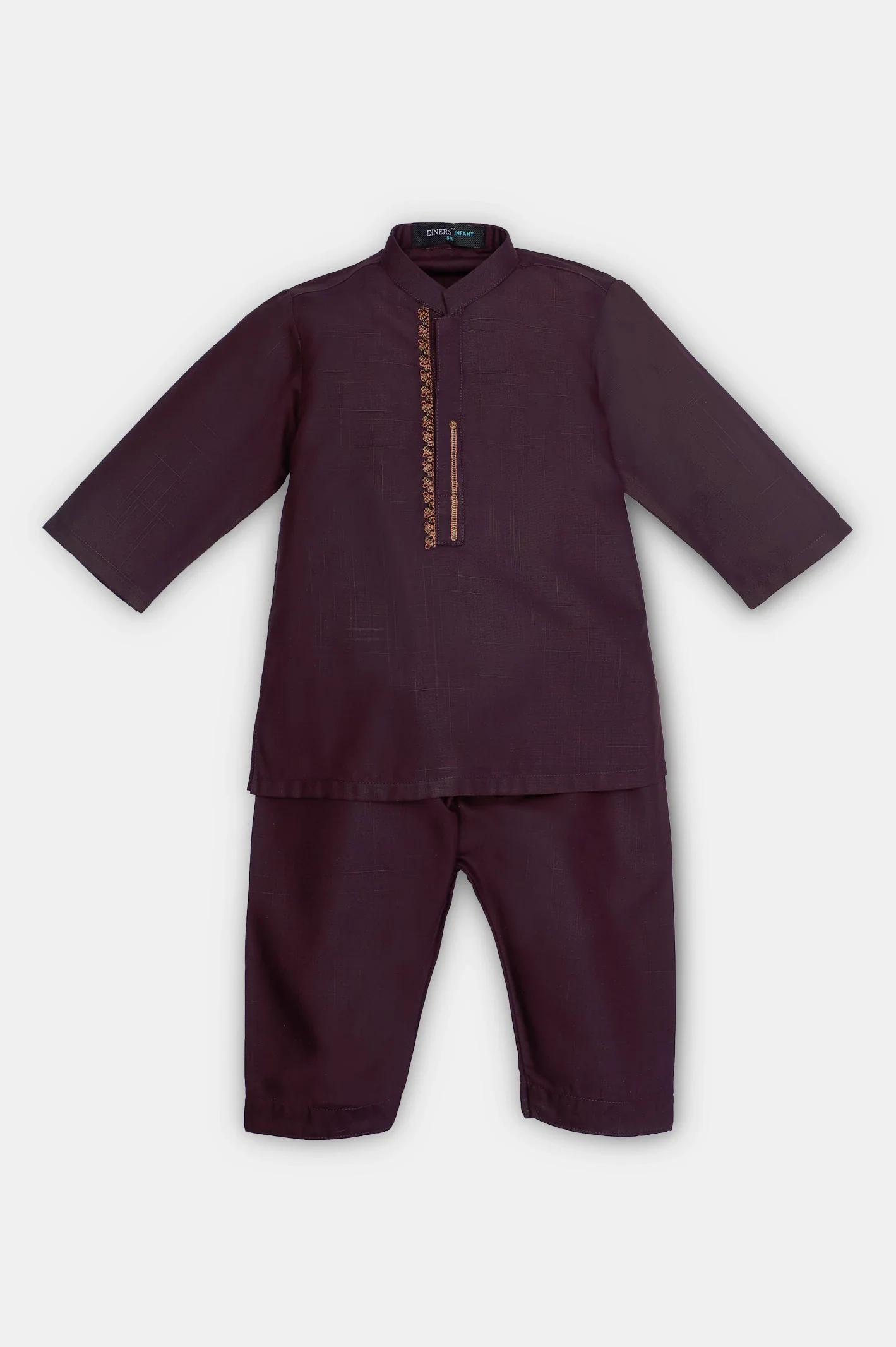 Dark Purple Infant Kurta Shalwar