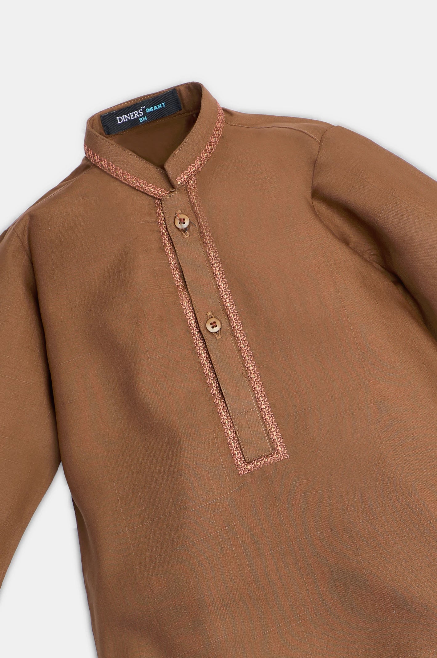 Brown Infant Kurta Shalwar - Image 2