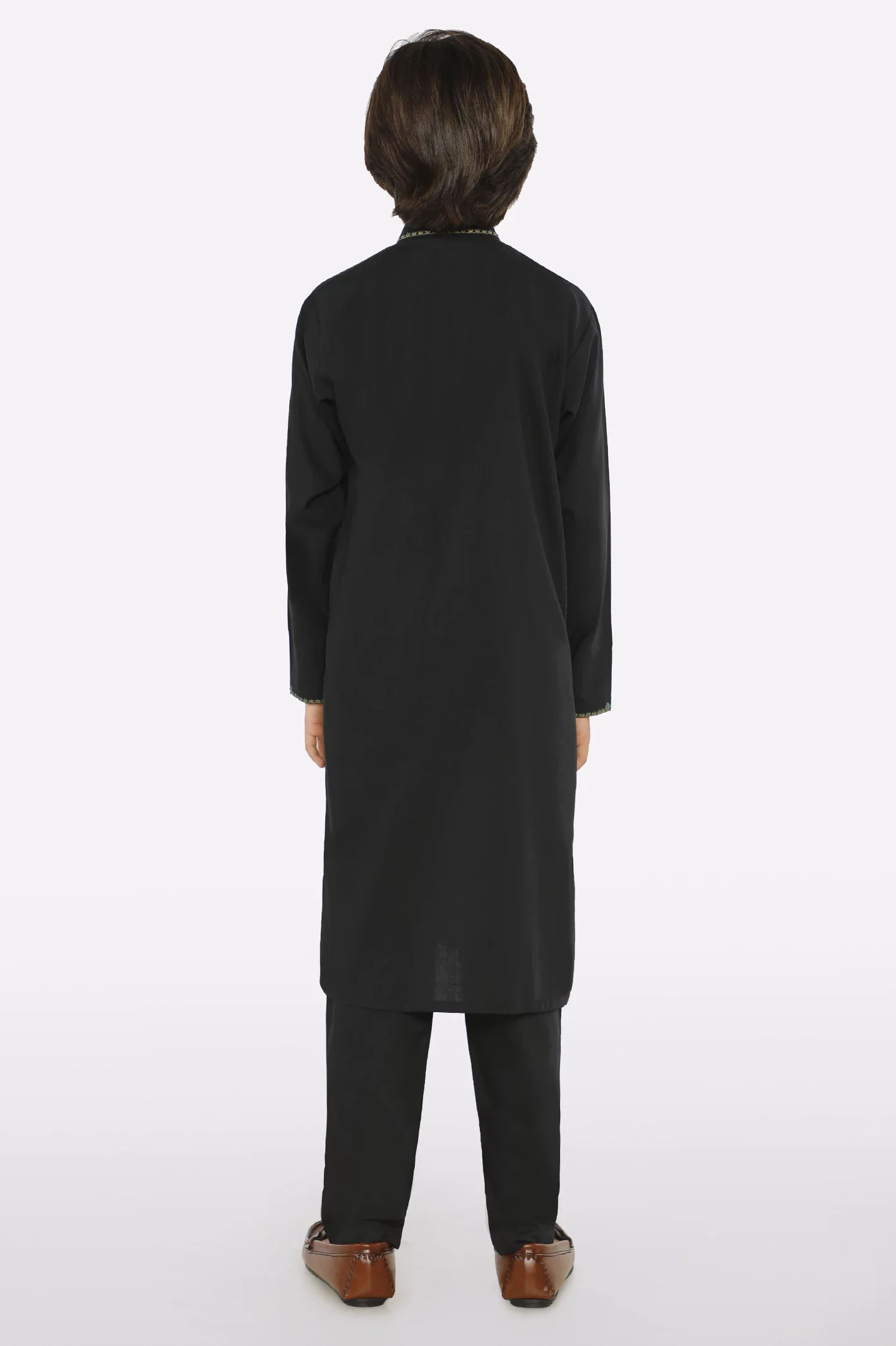 Black Boys Kurta Pajama - Image 4