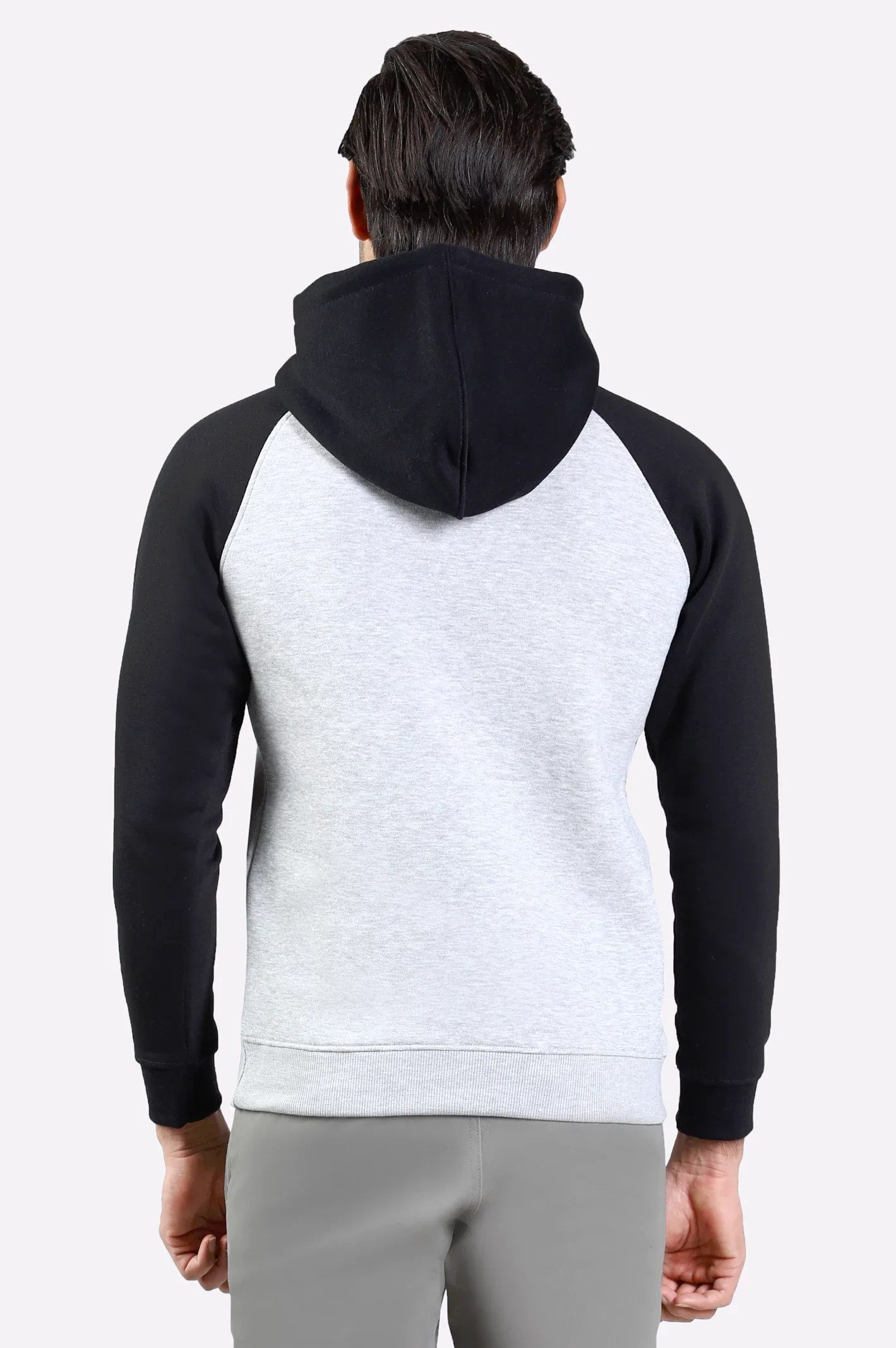 Heather Grey Graphic Hoodie - Image 4