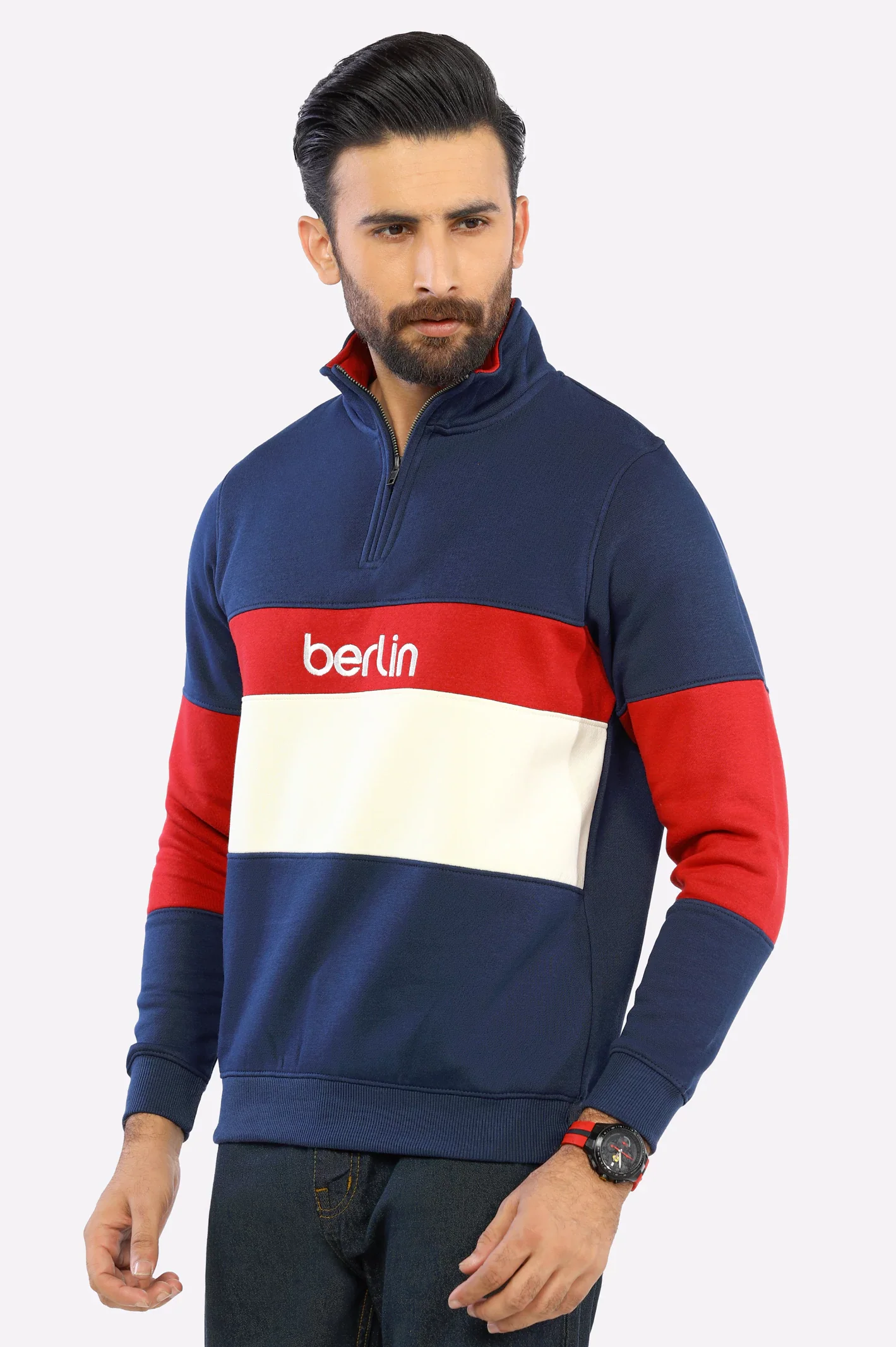 Navy Blue Sweatshirt - Image 3