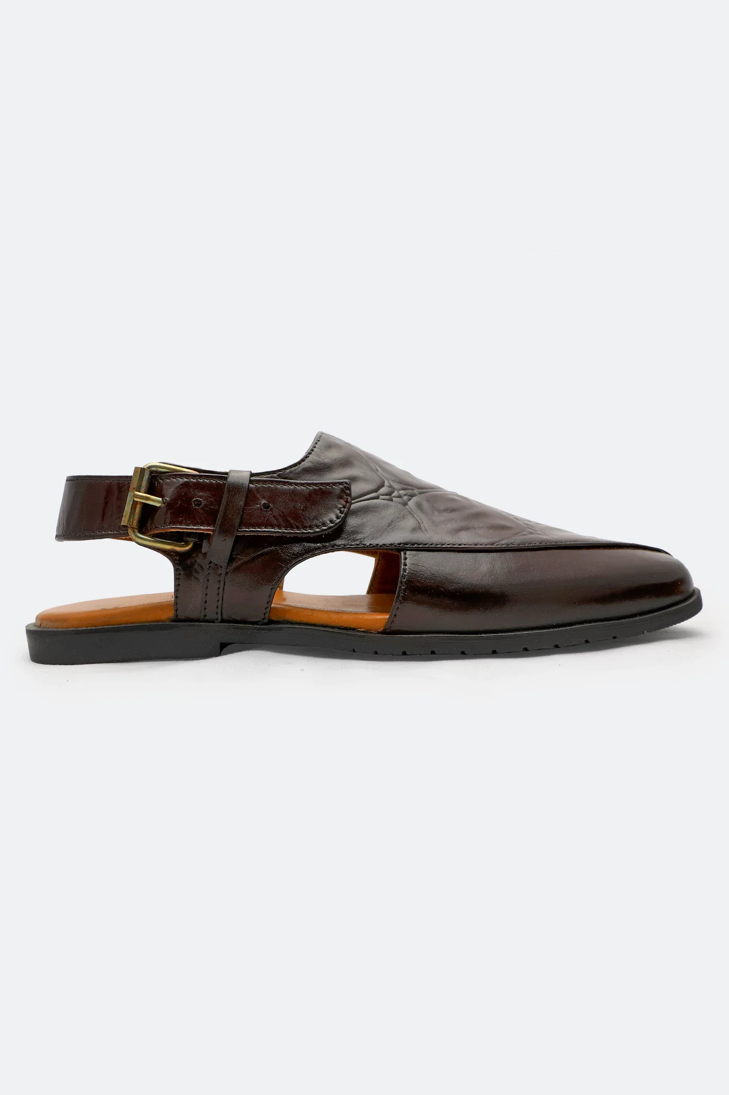 Coffee Brown Sandal for Men's - Image 2
