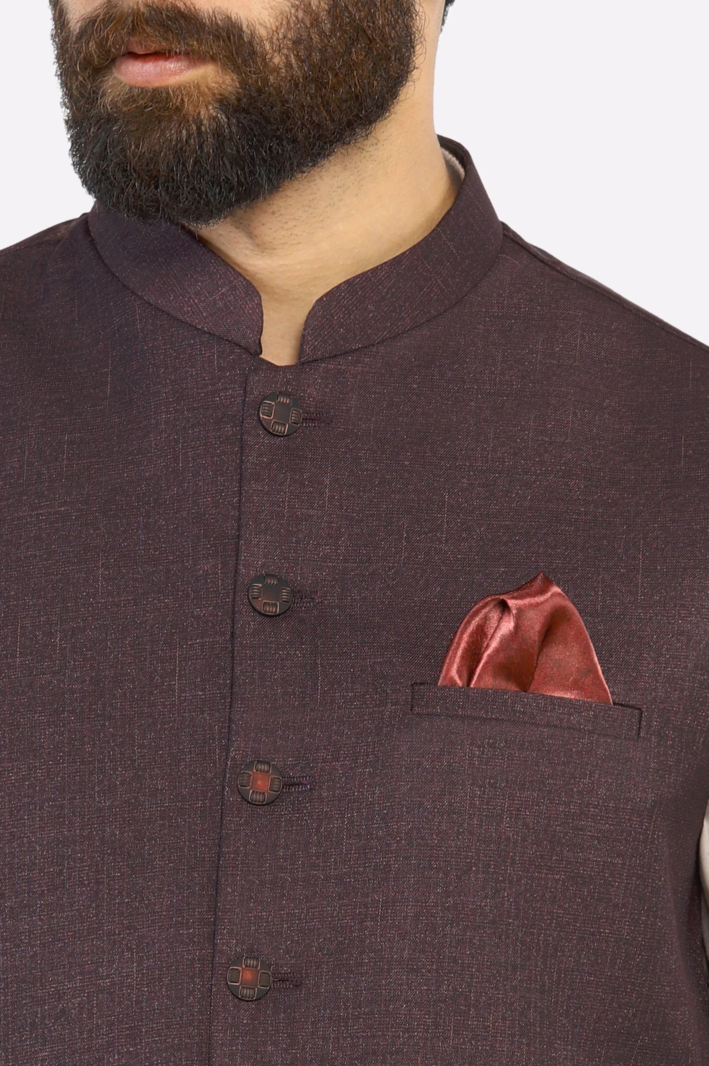 Maroon Waistcoat - Image 3