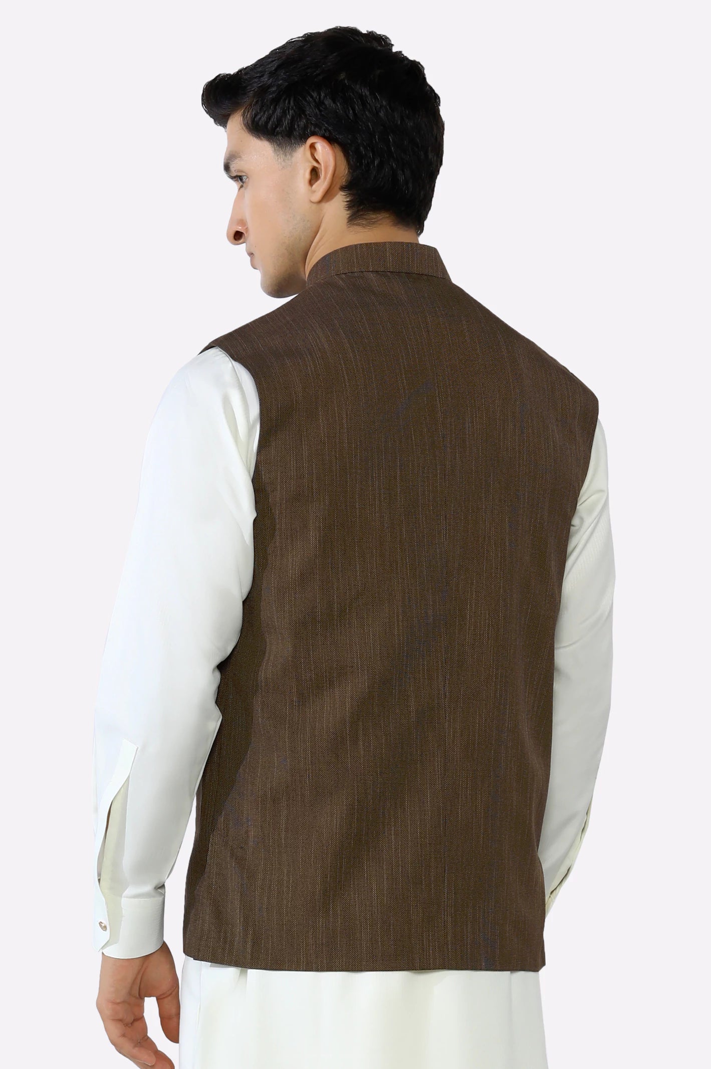 Brown Waistcoat - Image 3