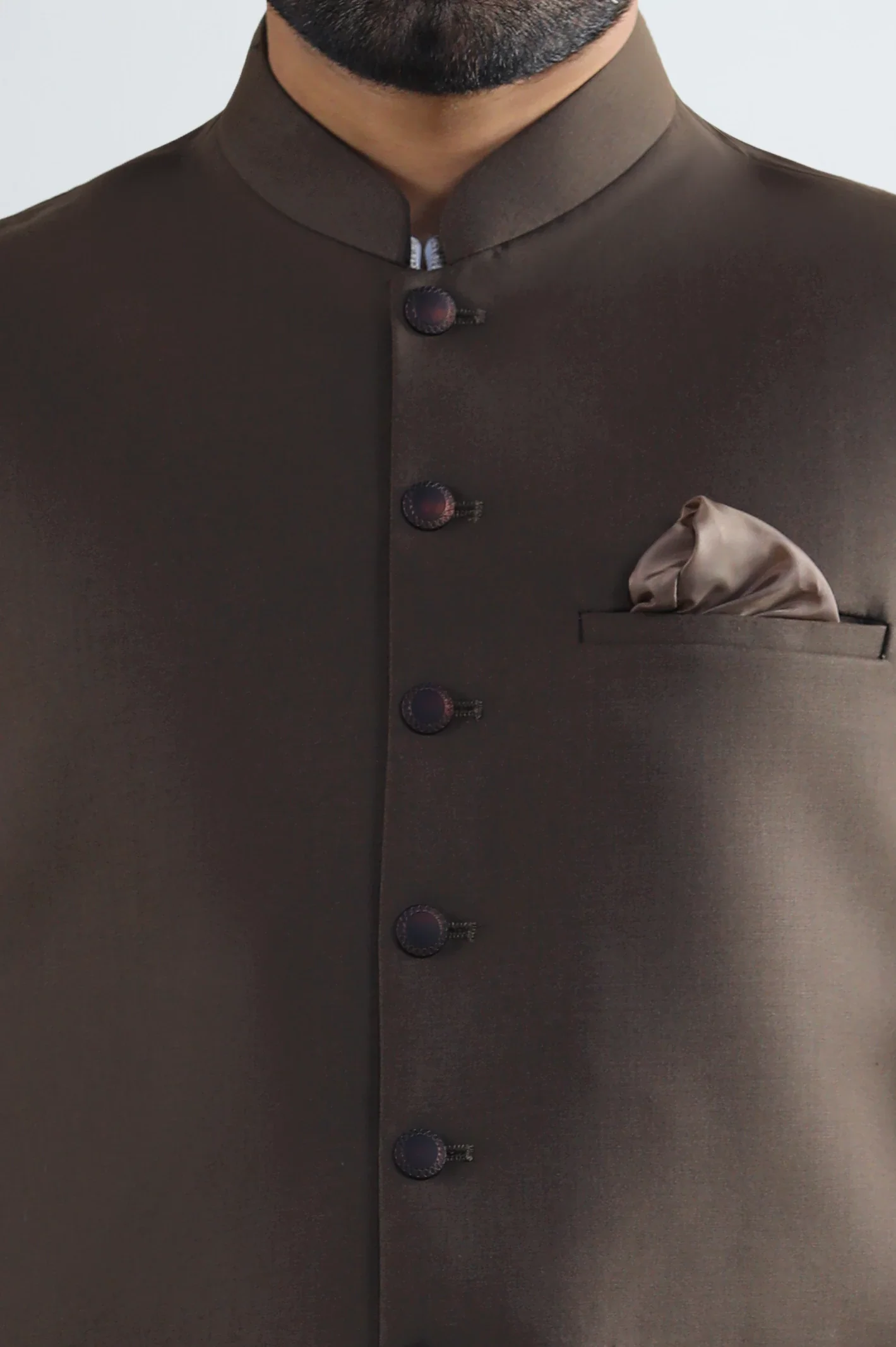 Medium Brown Waistcoat - Image 2