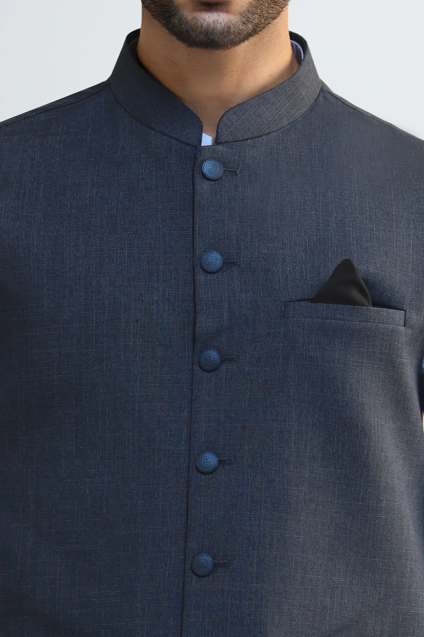 Blue Waistcoat - Image 3