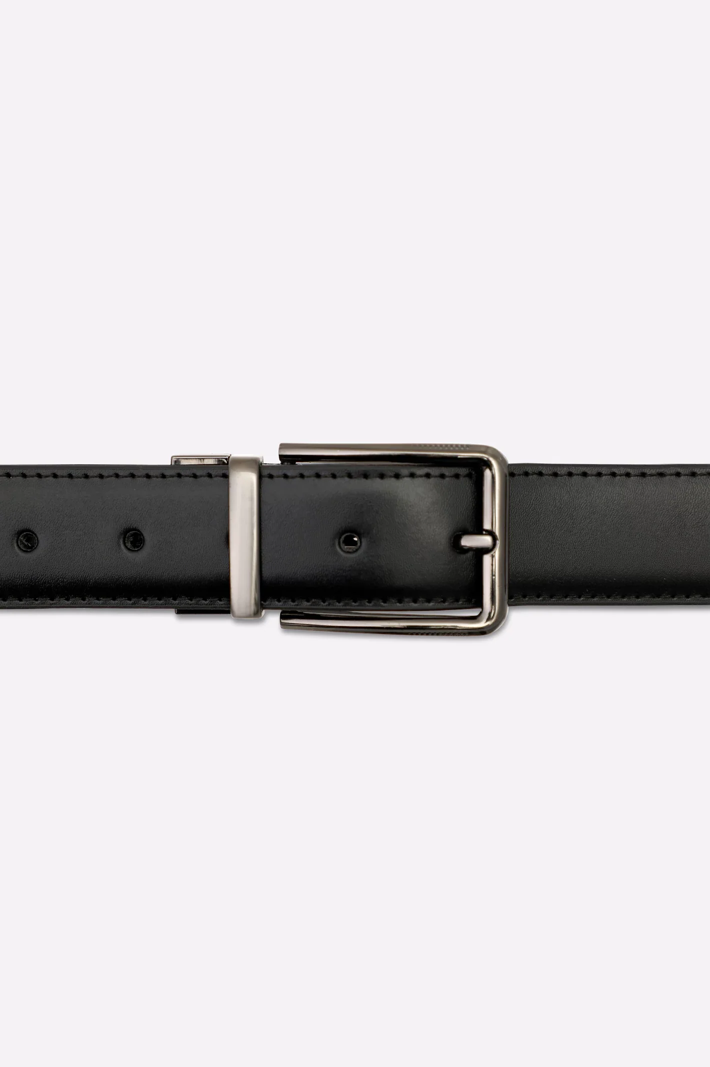 Black Brown Men's Belt - Image 3