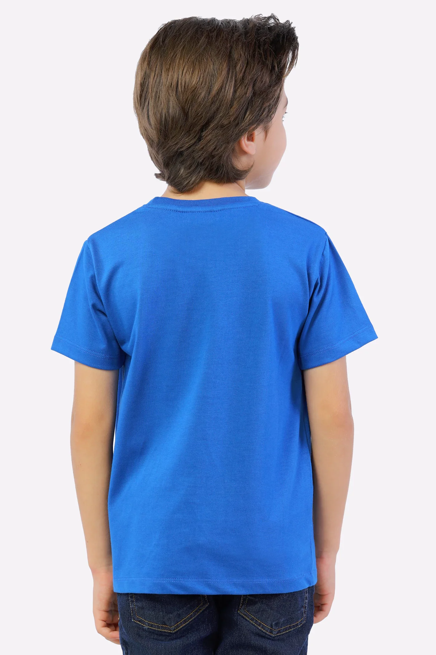 Royal Blue Printed T-Shirt - Image 3