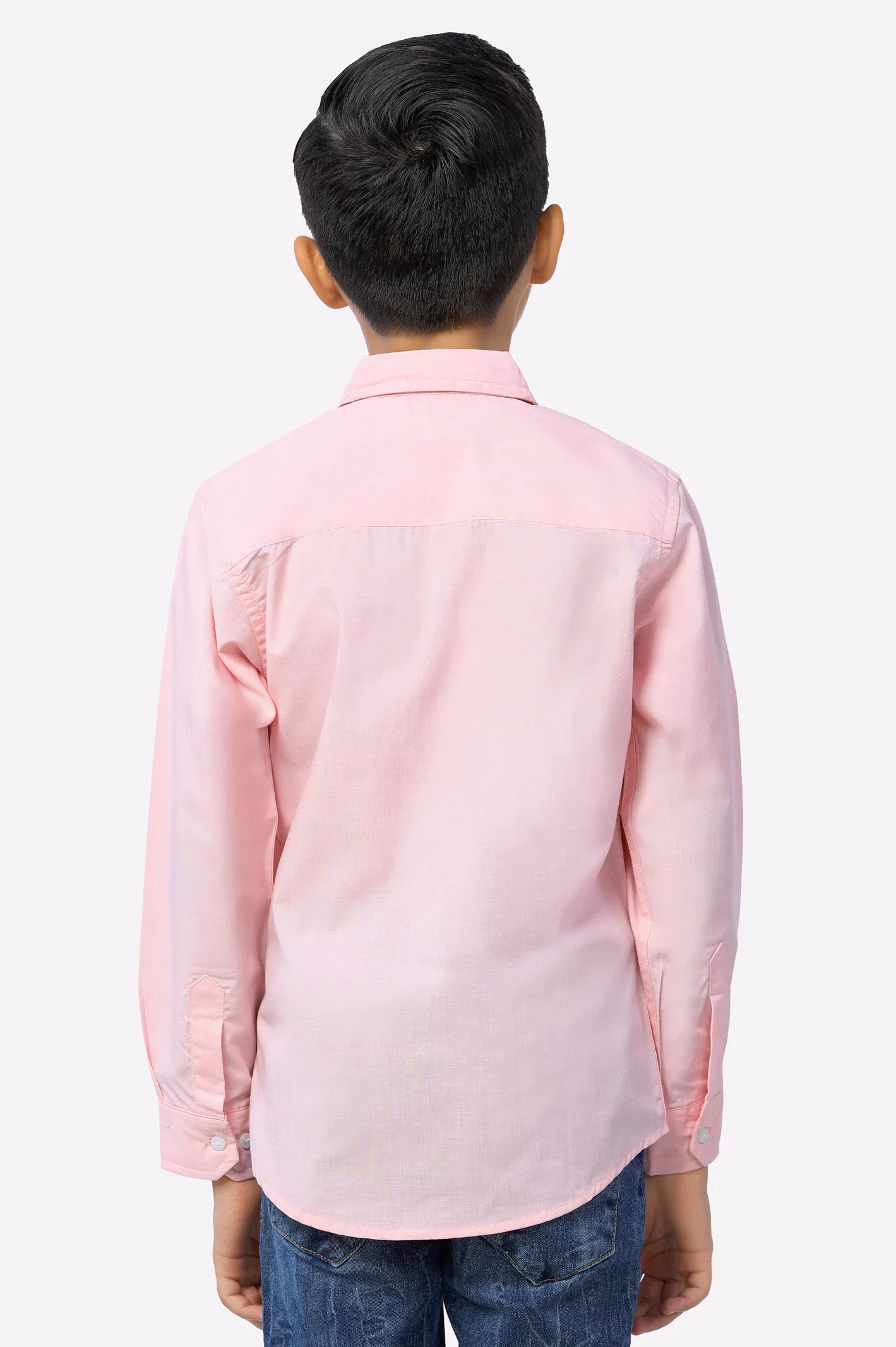 Pink Graphic Printed Boys Shirt - Image 3
