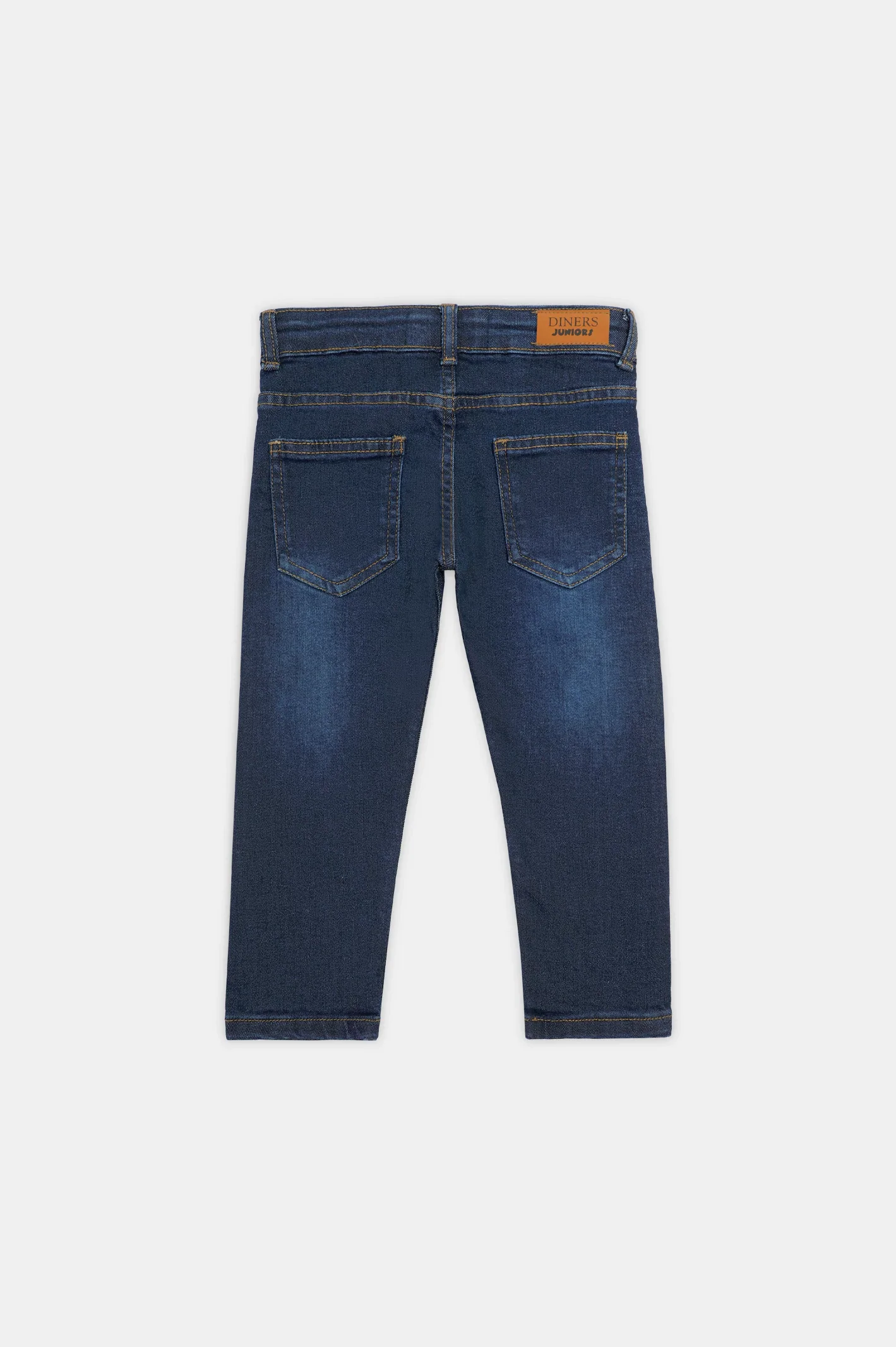 Boys Dark Blue Denim Jeans - Image 3