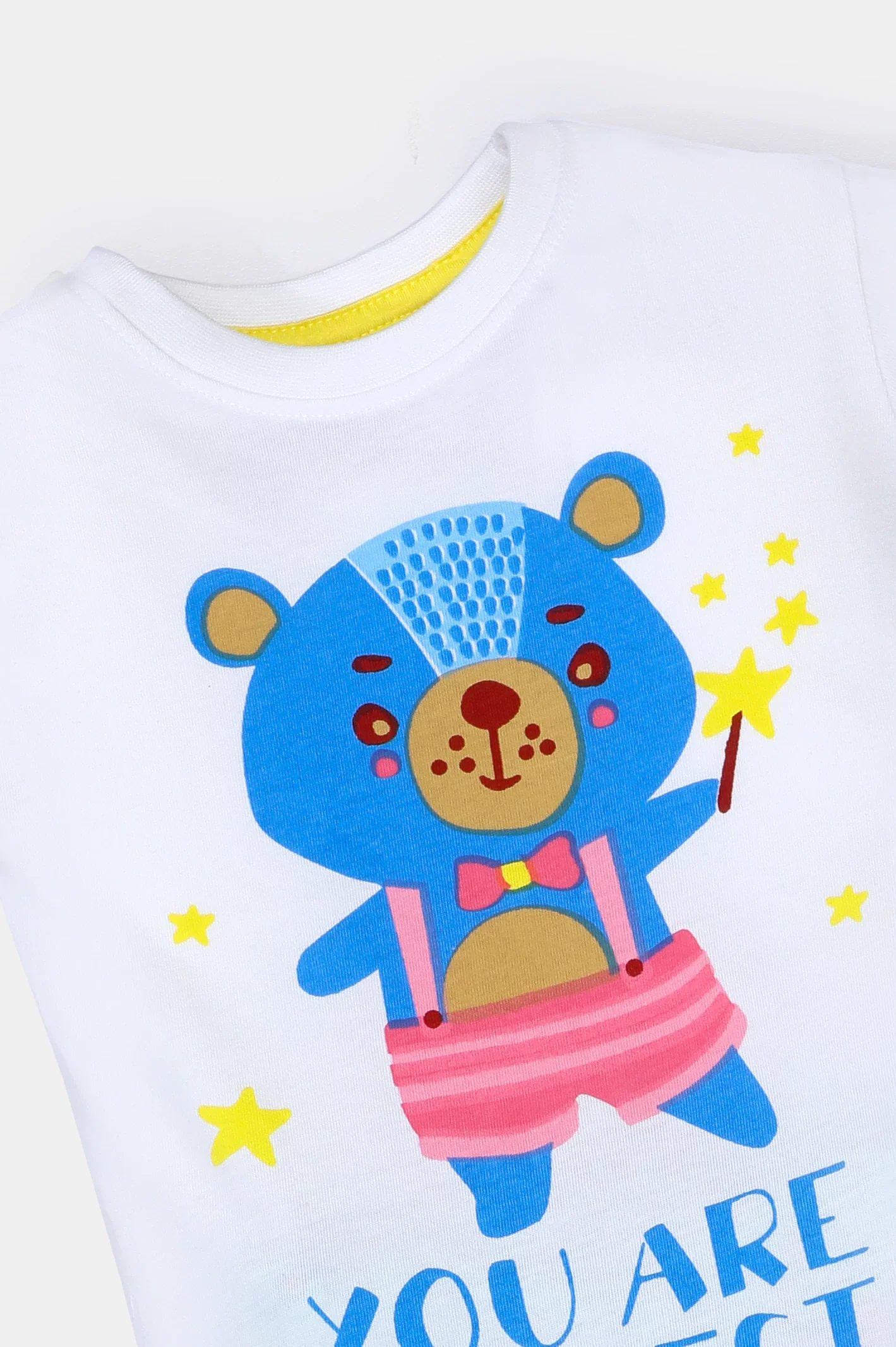 Turquoise Graphic Printed Boys Combo - Image 2