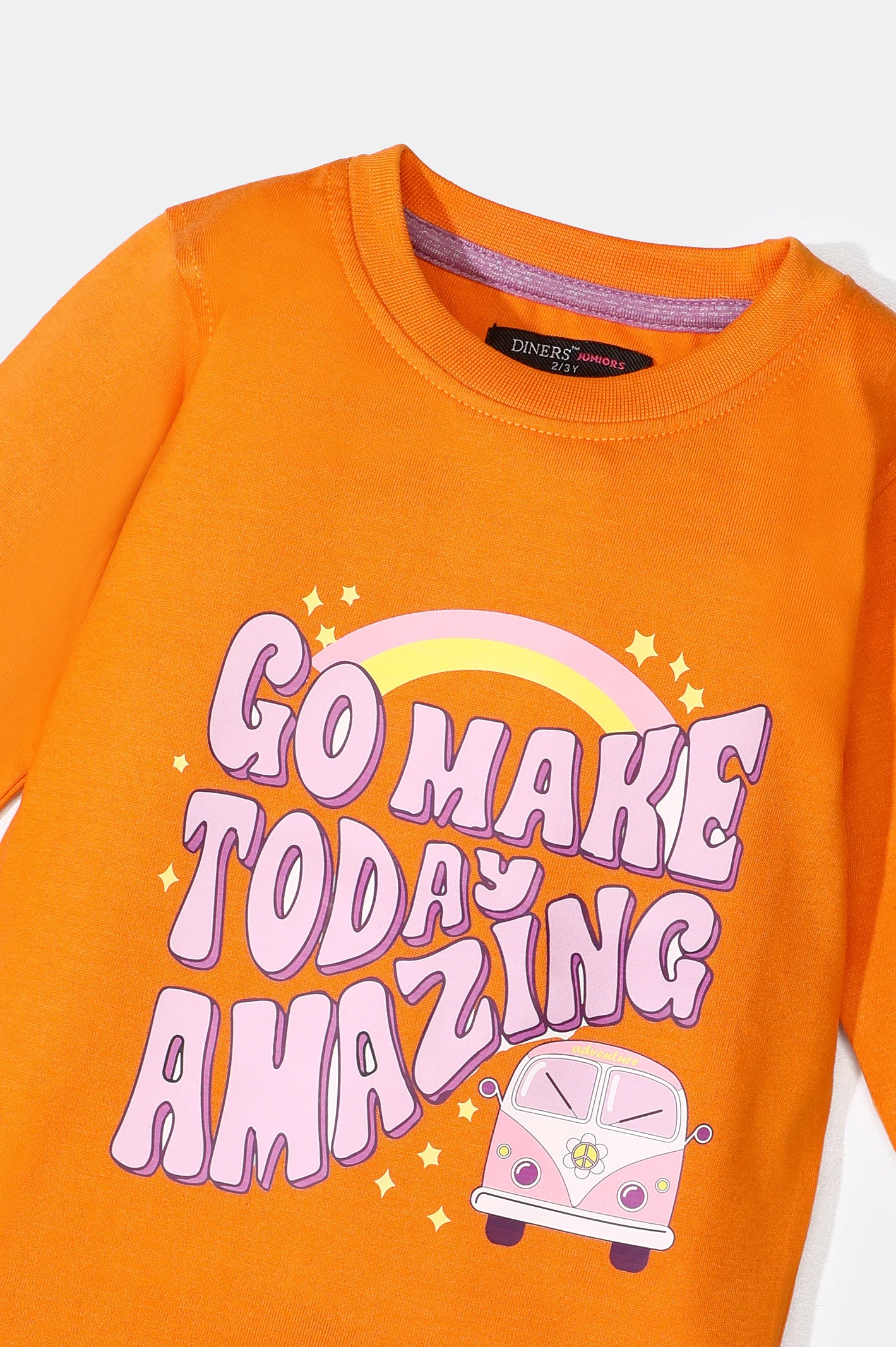 Graphic Print Girls Sweatshirt - Image 2