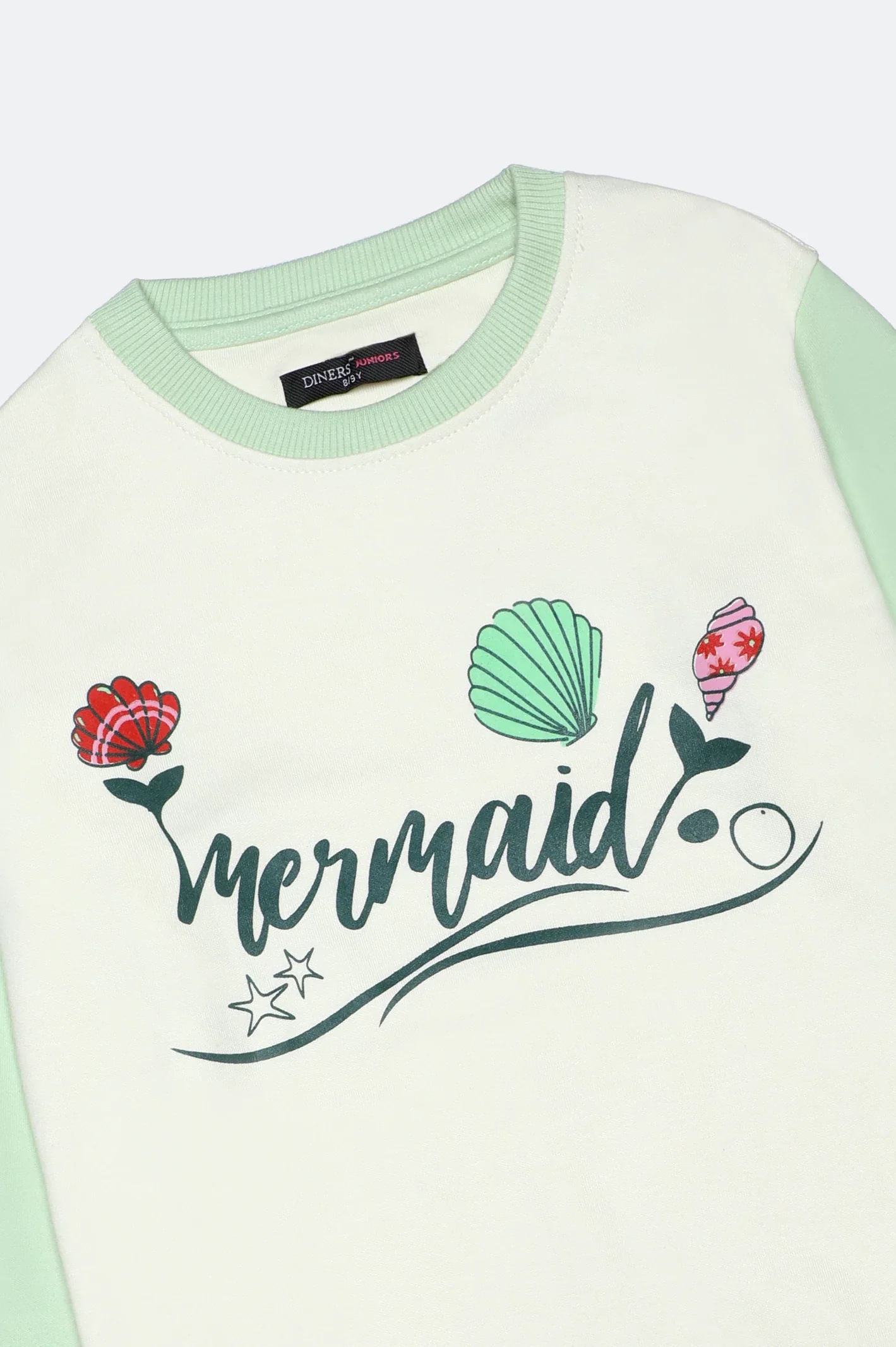 Mermaid Graphic Girls Sweatshirt - Image 2