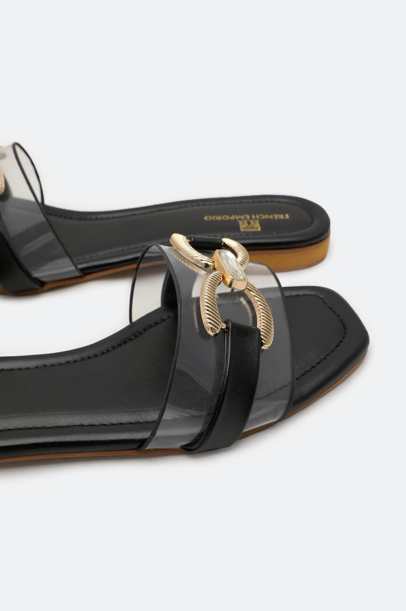 Black Ladies Casual Slippers - Image 2
