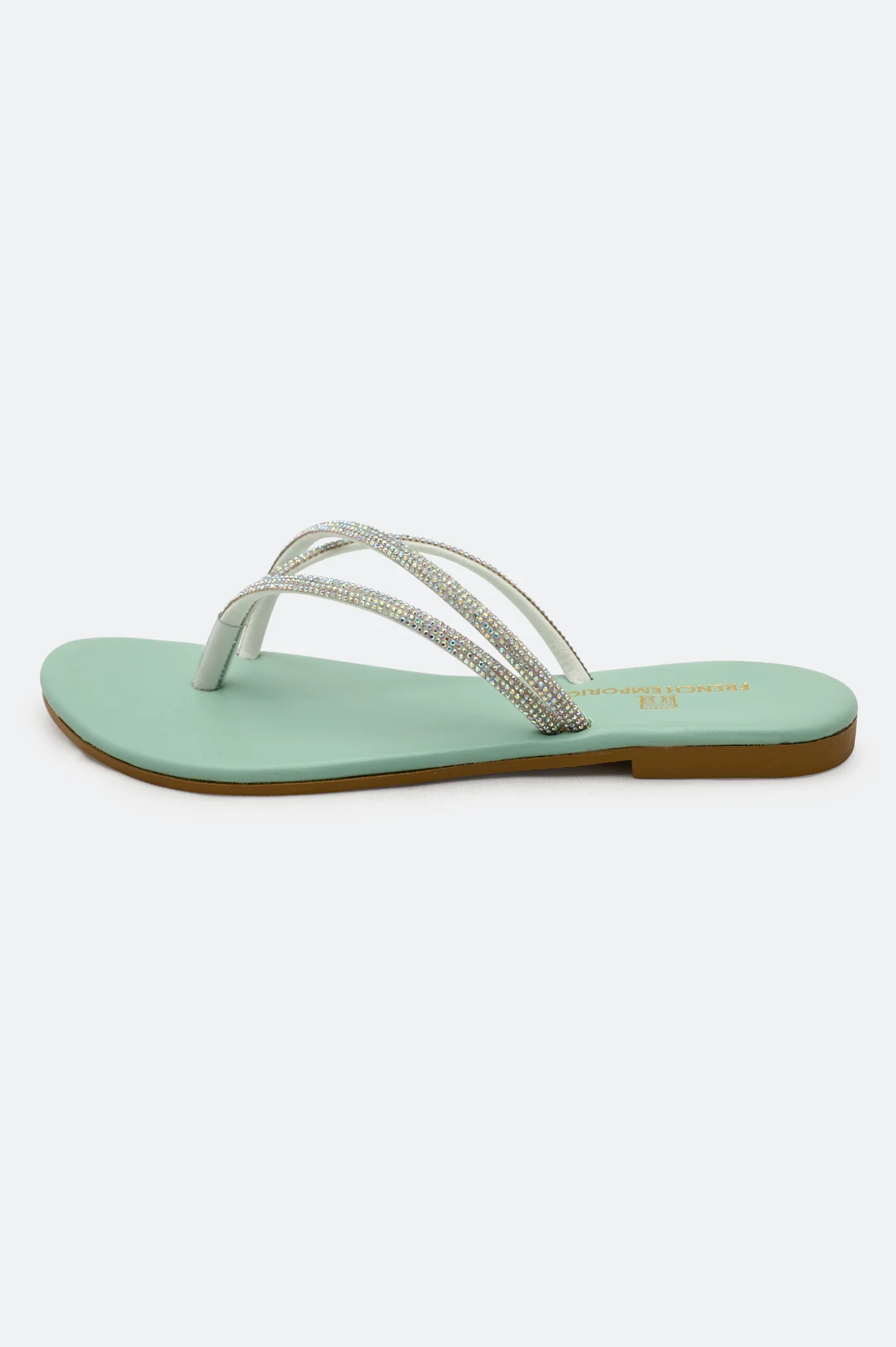 Green Ladies Casual Slippers - Image 3