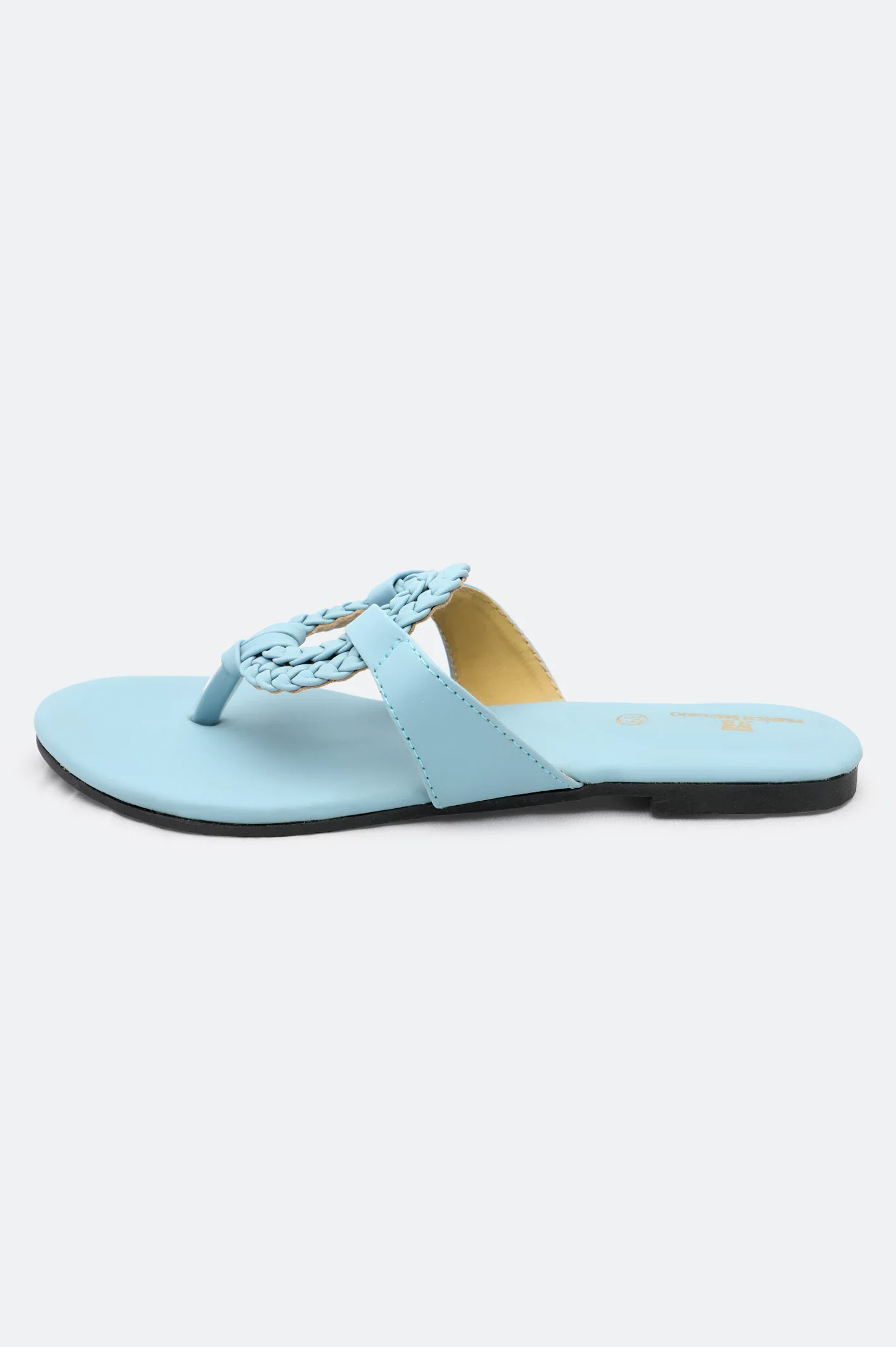 Turquoise Ladies Casual Slippers - Image 3