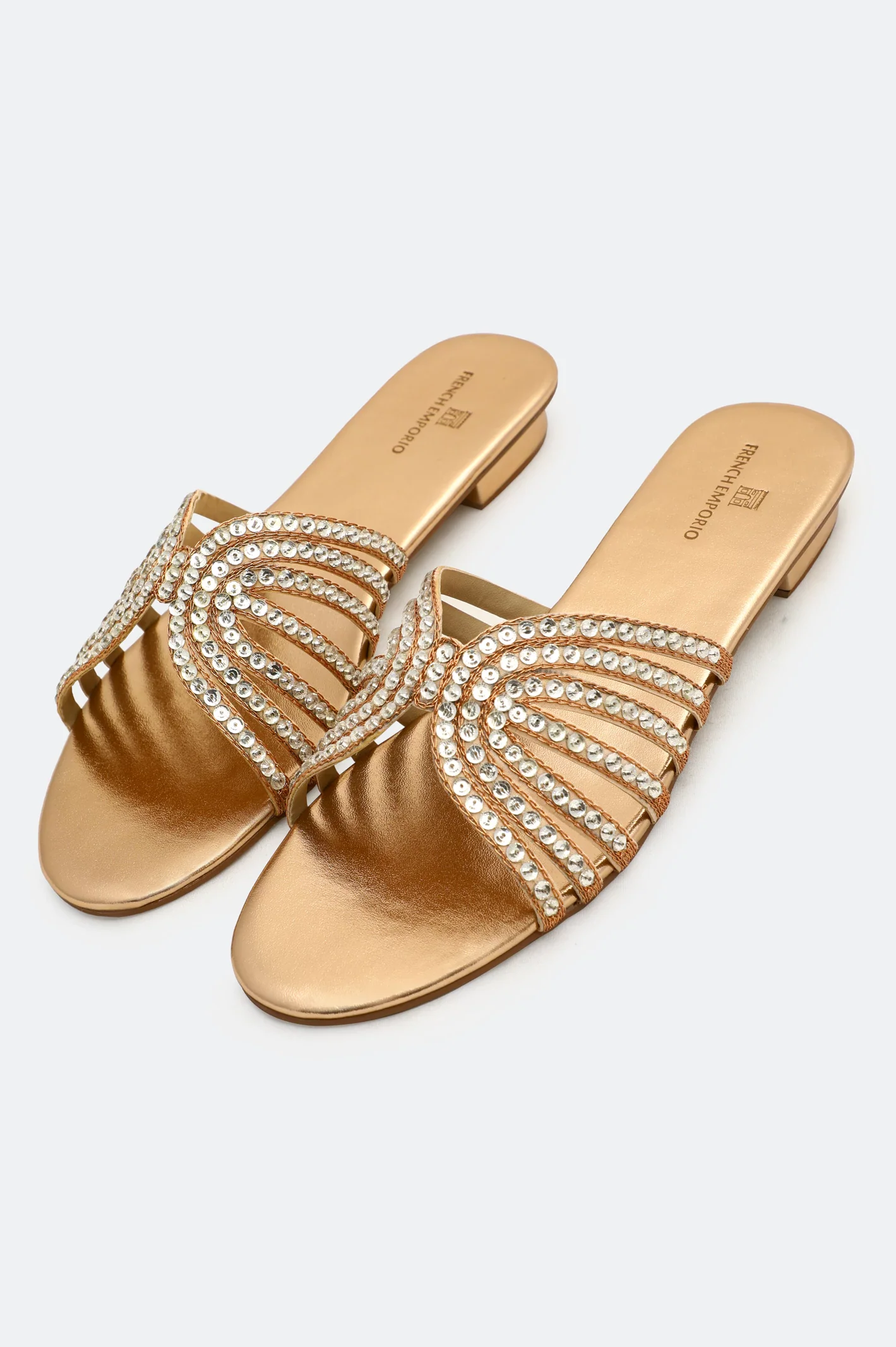 Peach Ladies Formal Slippers - Image 4