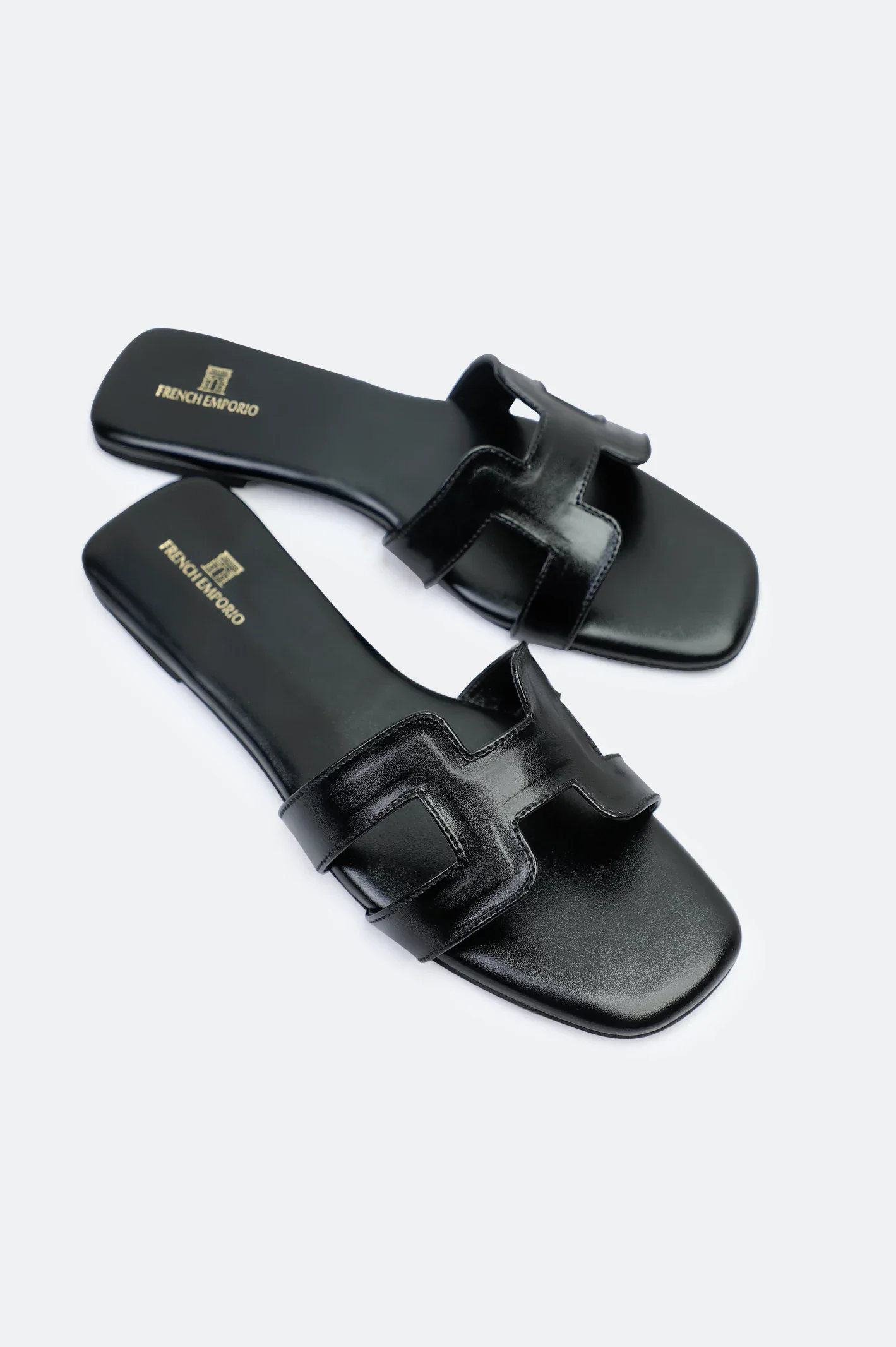 Black Ladies Casual Slippers