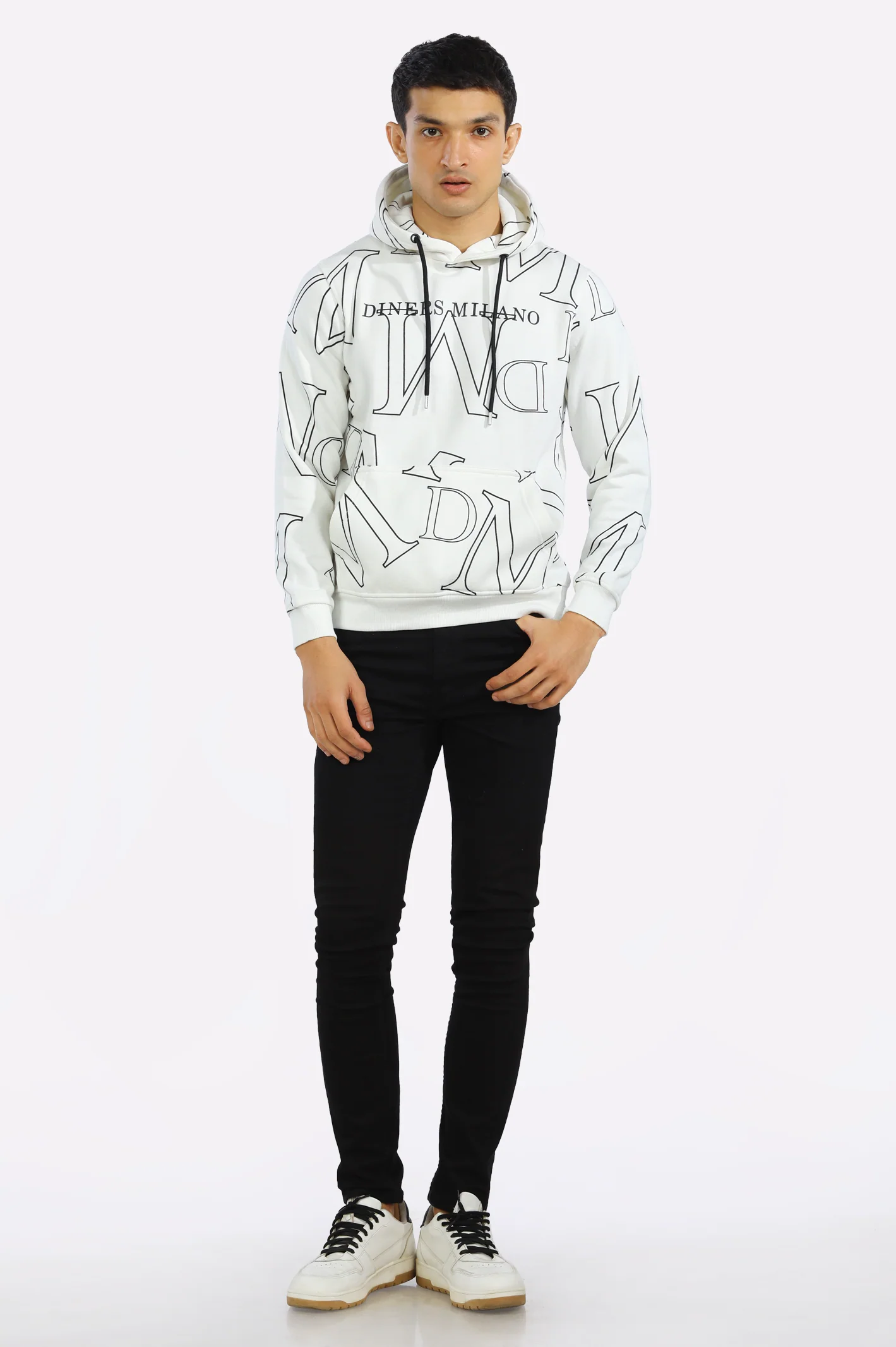 Printed Pullover Hoodie - Image 2