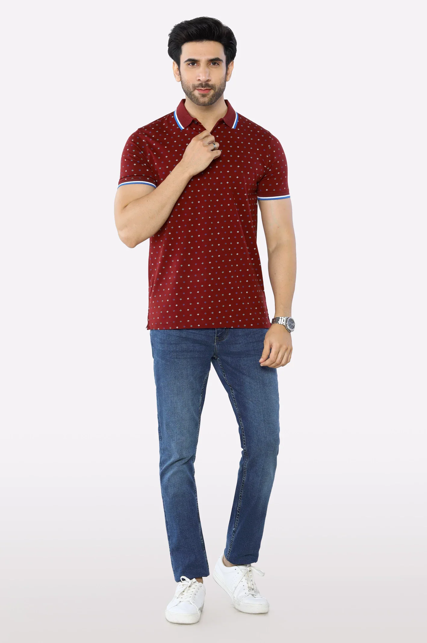 Bargundi Printed Polo - Image 2