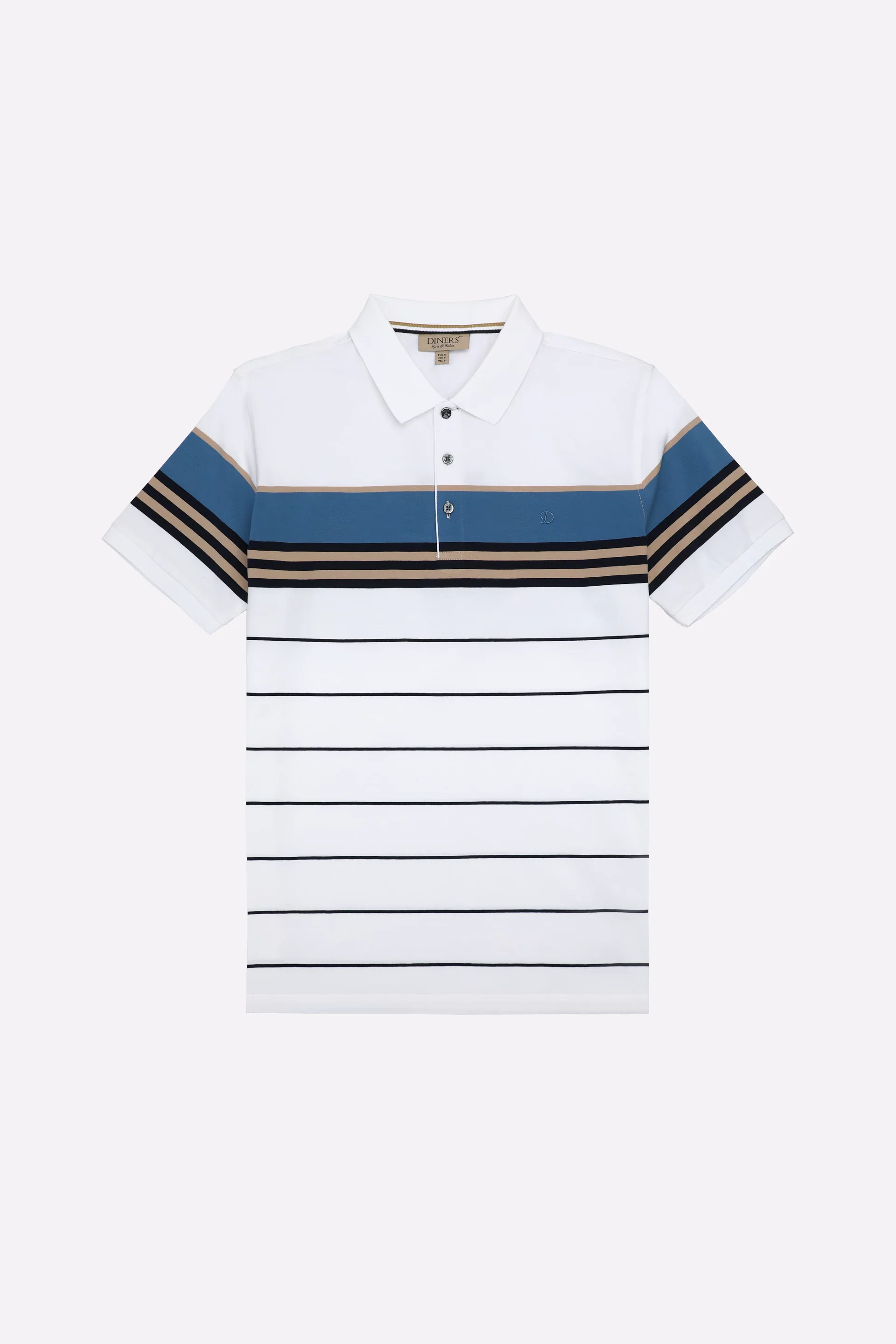 White Yarn Dyed Polo - Image 6