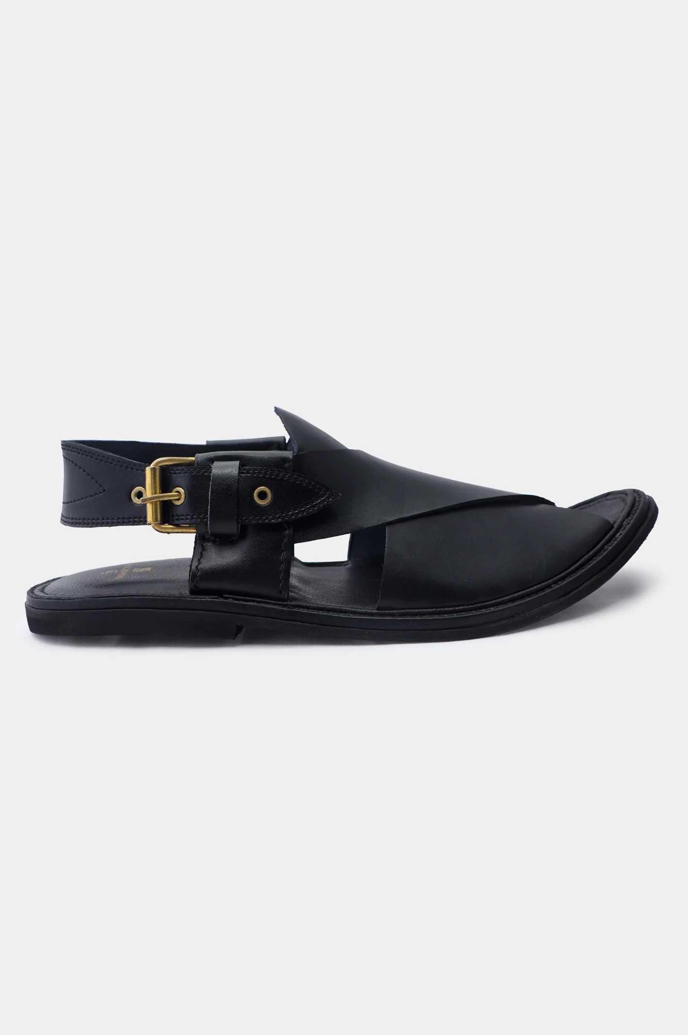 Men Black Sandals - Image 2