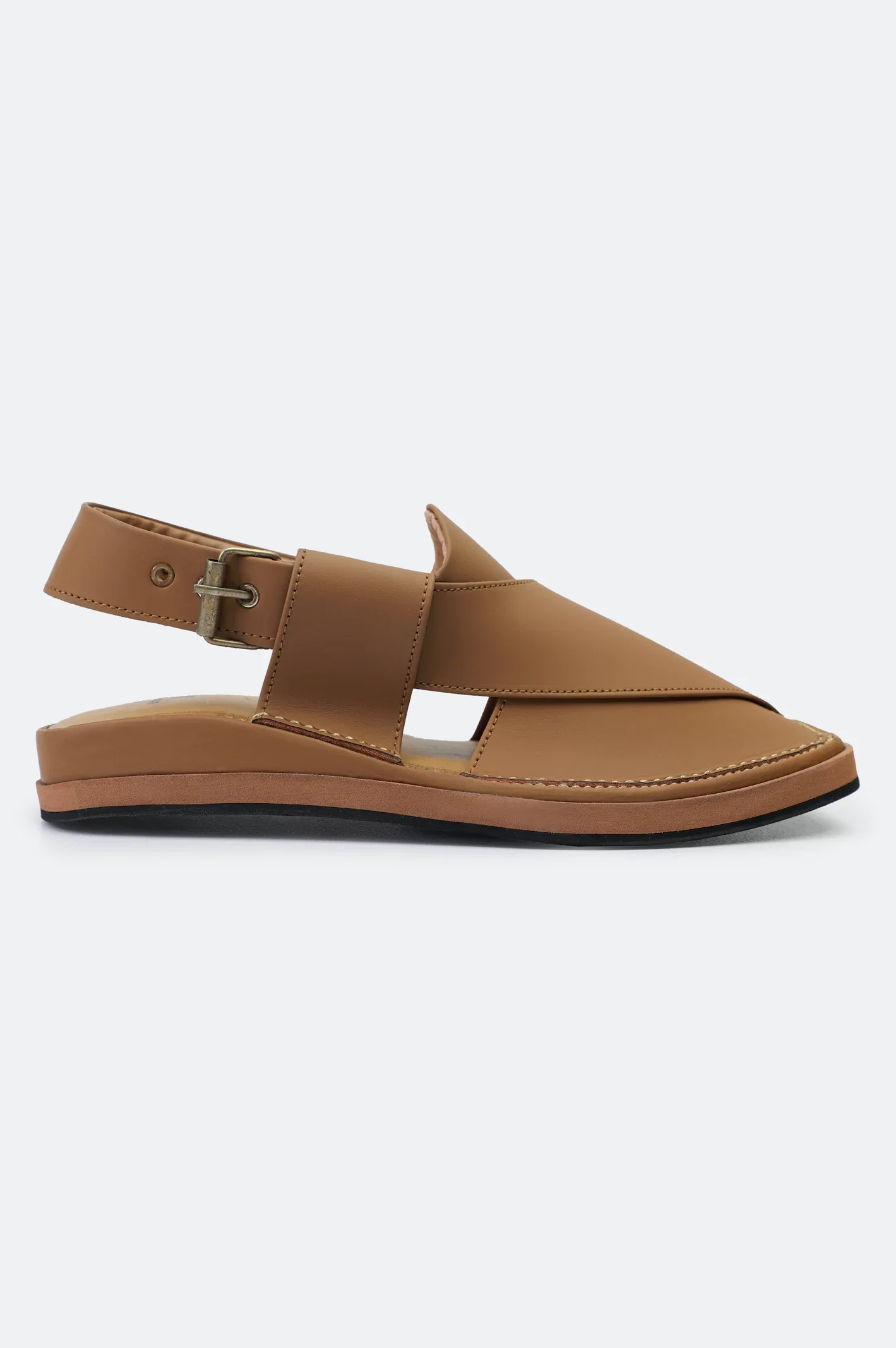 Mustard Casual Peshawari Sandal - Image 2