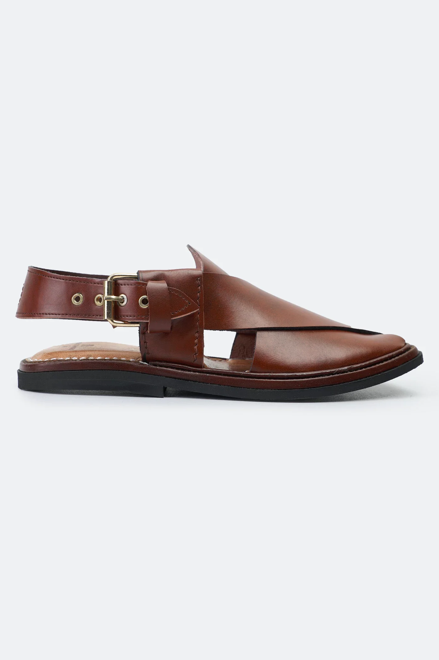 Tan Casual Peshawari Sandal - Image 2