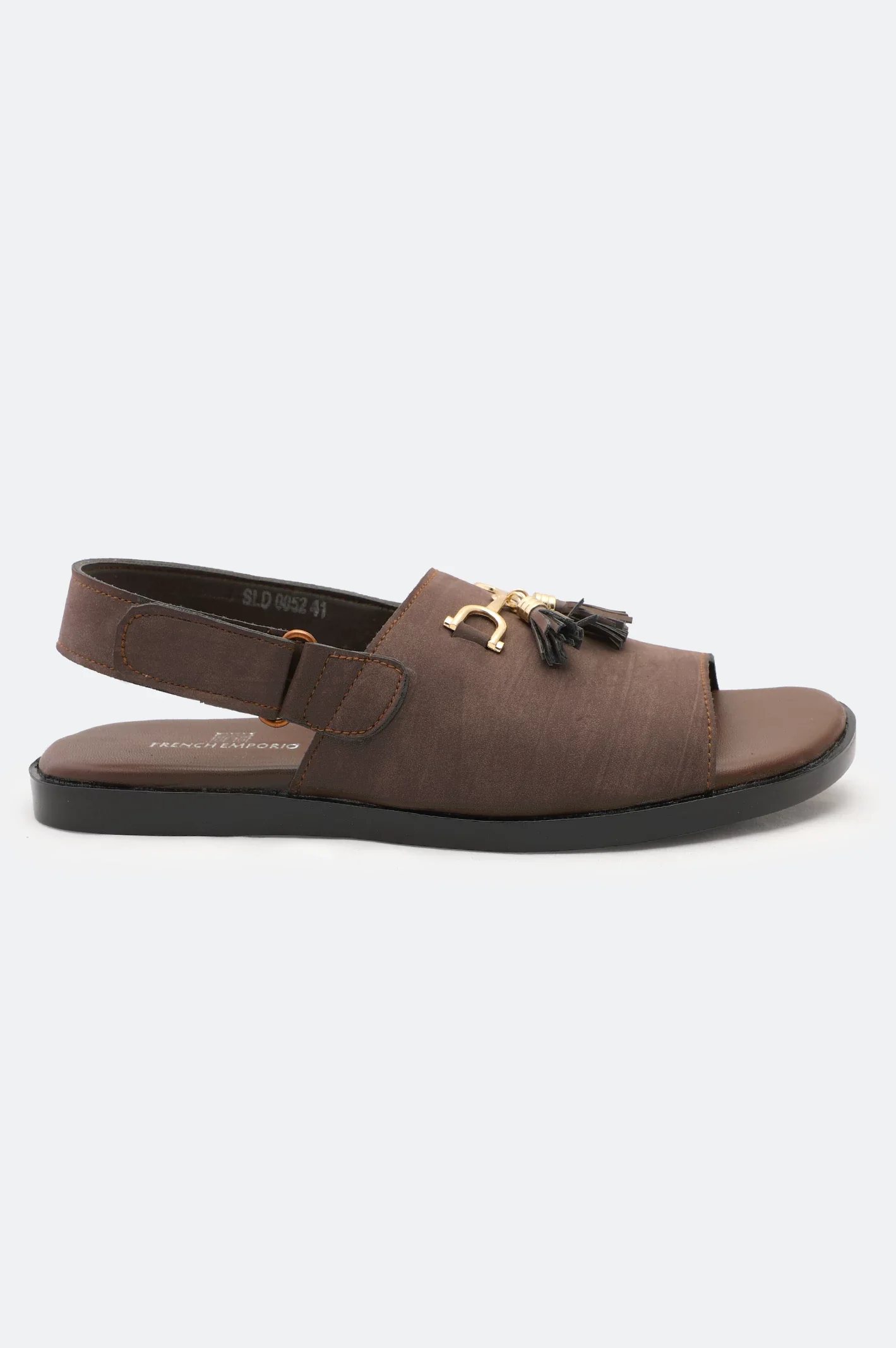 Brown Casual Slides Sandal - Image 2