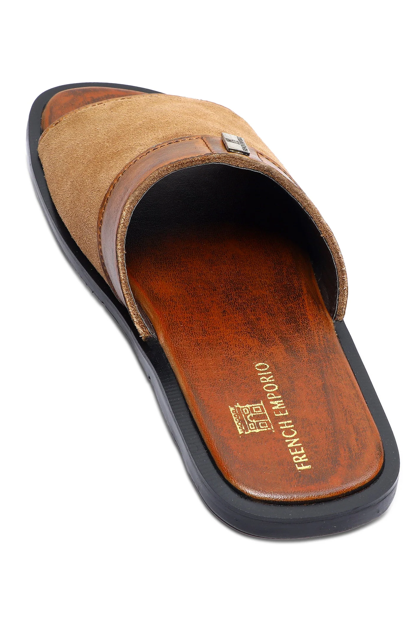 Slippers For Men SKU: SLP-0071-CAMEL - Image 2